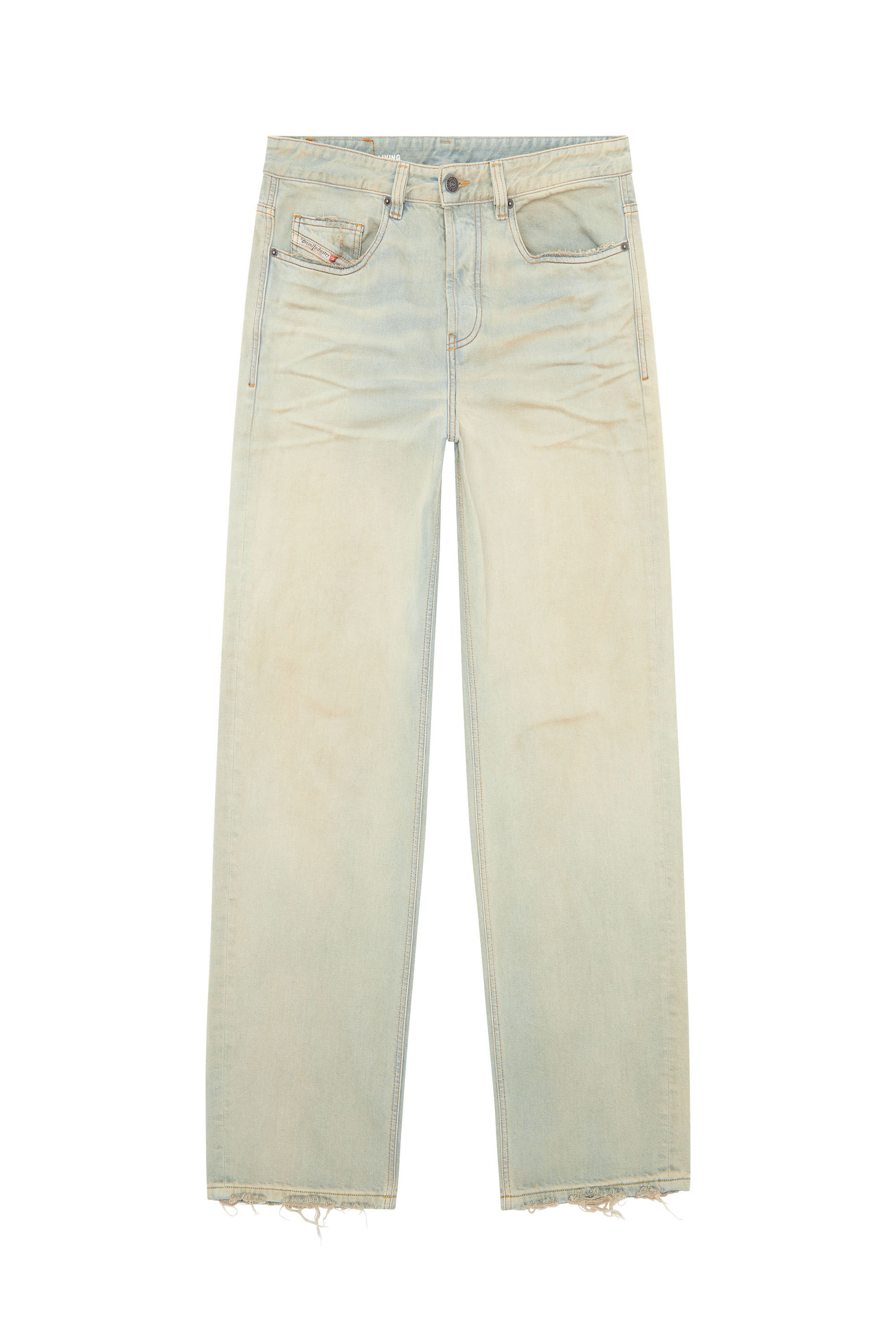 Diesel - Straight Jeans 2001 D-Macro 09H60, Blu Chiaro - Image 2