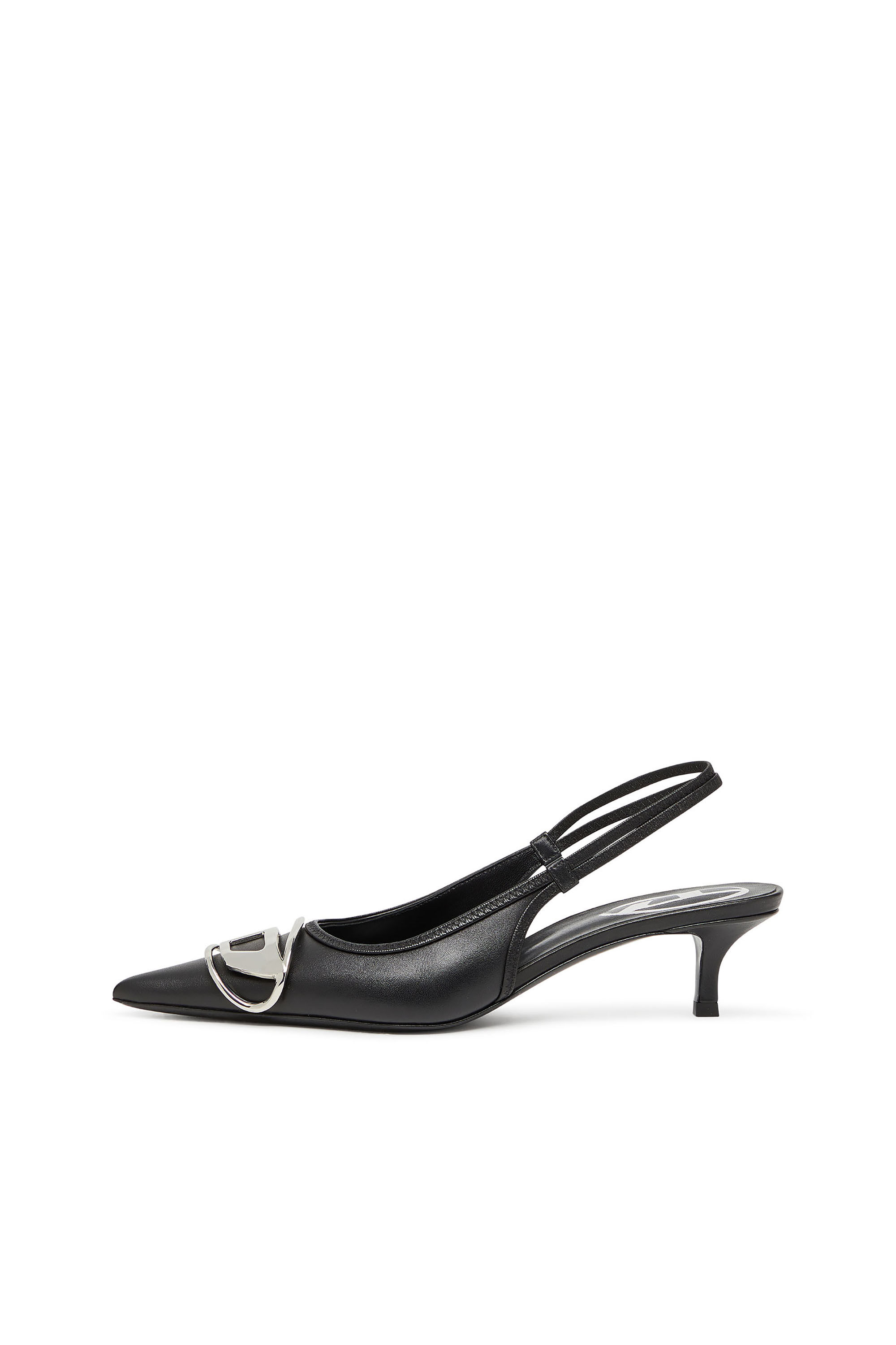 Diesel - D-VENUS SB 40, Pump slingback in nappa Donna in Nero - 6
