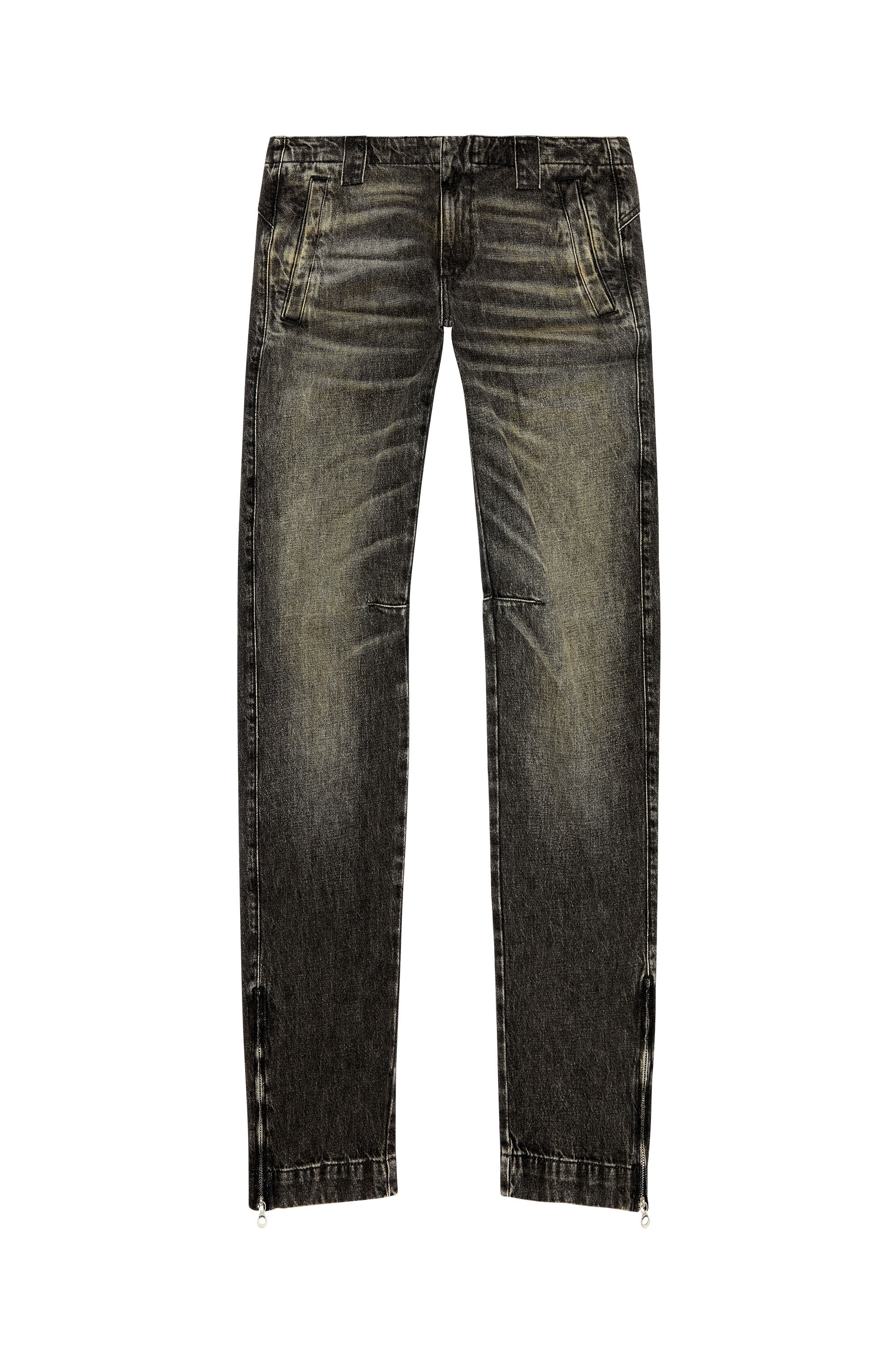 Diesel - Straight Jeans D-Gene 0GHAA, Noir/Gris foncé - Image 2