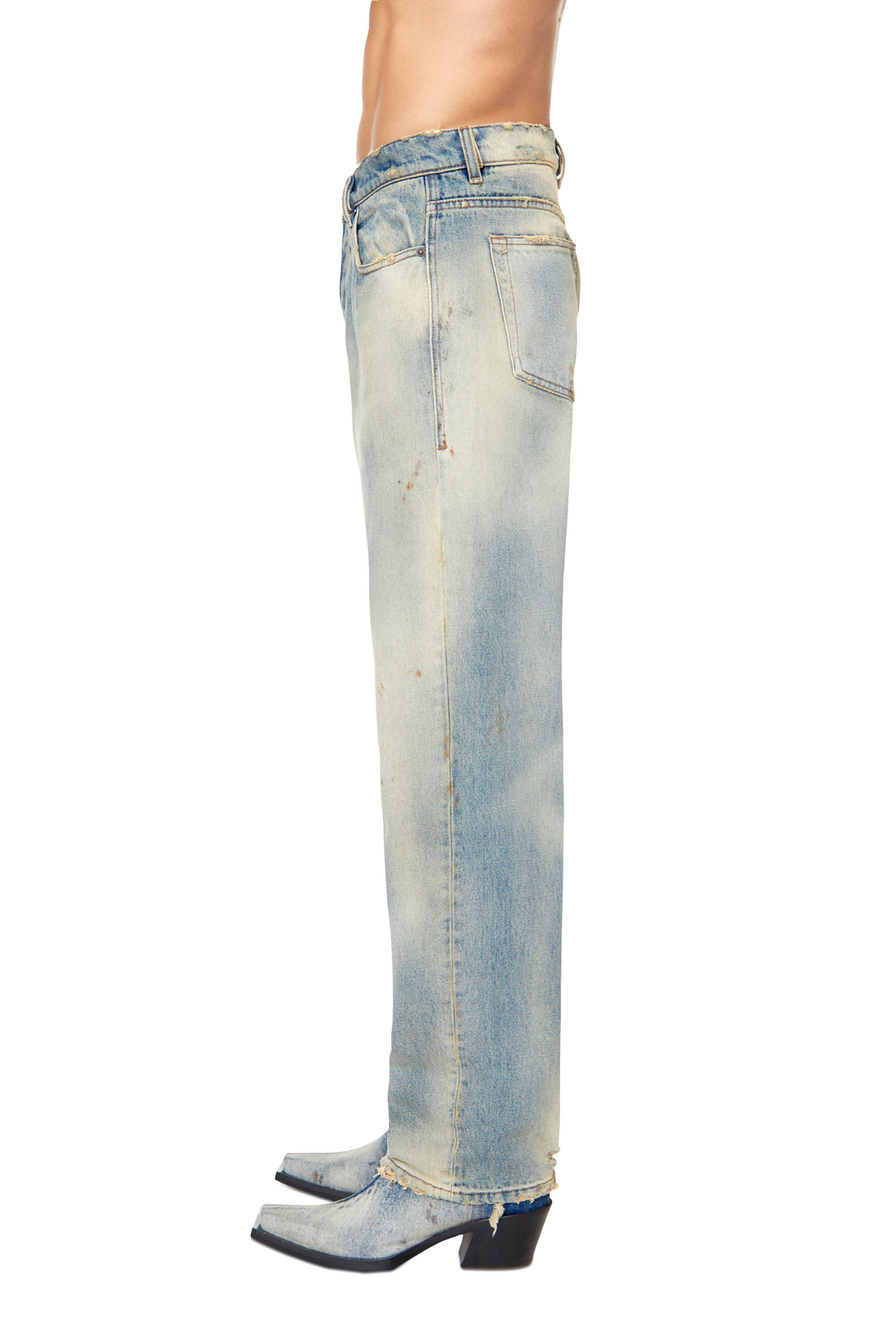 Diesel - Straight Jeans 2020 D-Viker 0ENAV, Blu Chiaro - Image 5