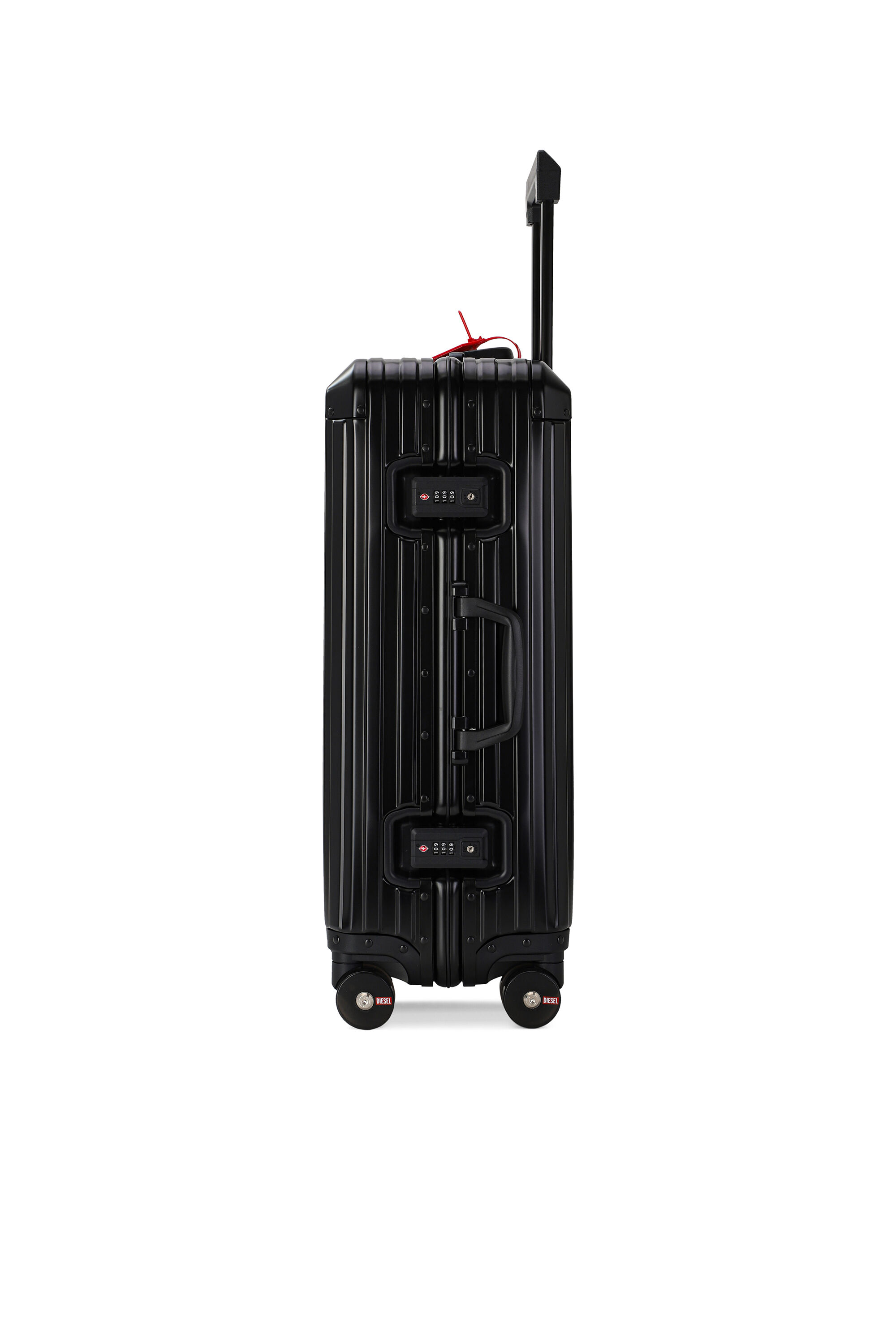 Diesel - DIESEL ALUMINUM TROLLEY- DSL002, Valise en aluminium taille M Mixte in Noir - 3