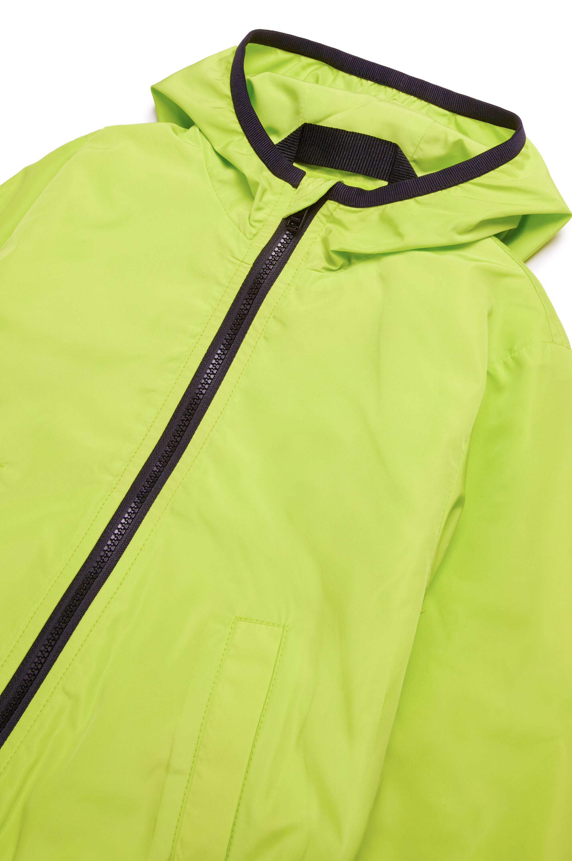 Diesel - JFLOGB, Giacca con cappuccio con mega stampa Oval D Unisex in Verde - 3