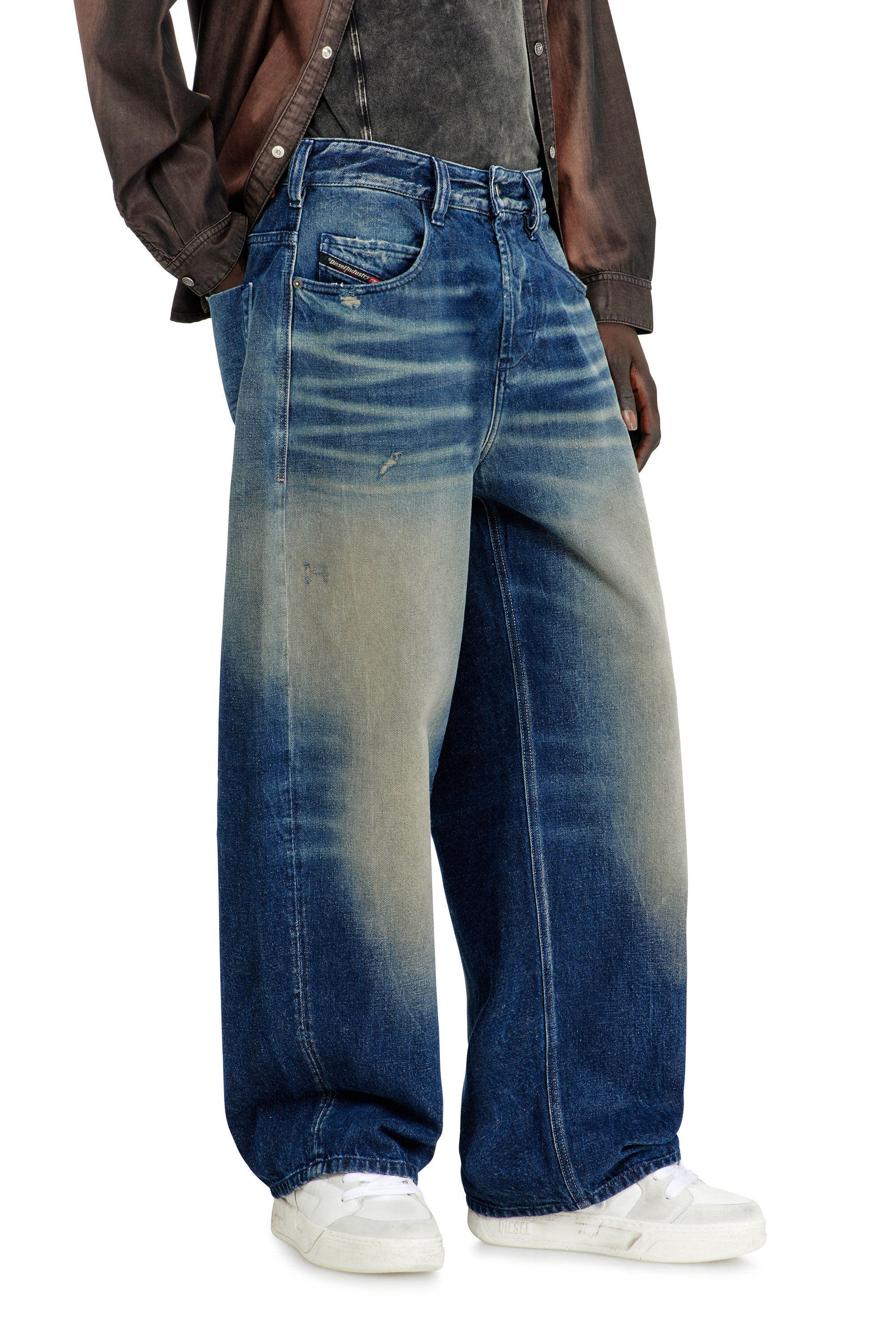 Diesel - Relaxed Jeans 1997 D-Enim-M 007DQ Unisex, Blu Scuro - Image 9