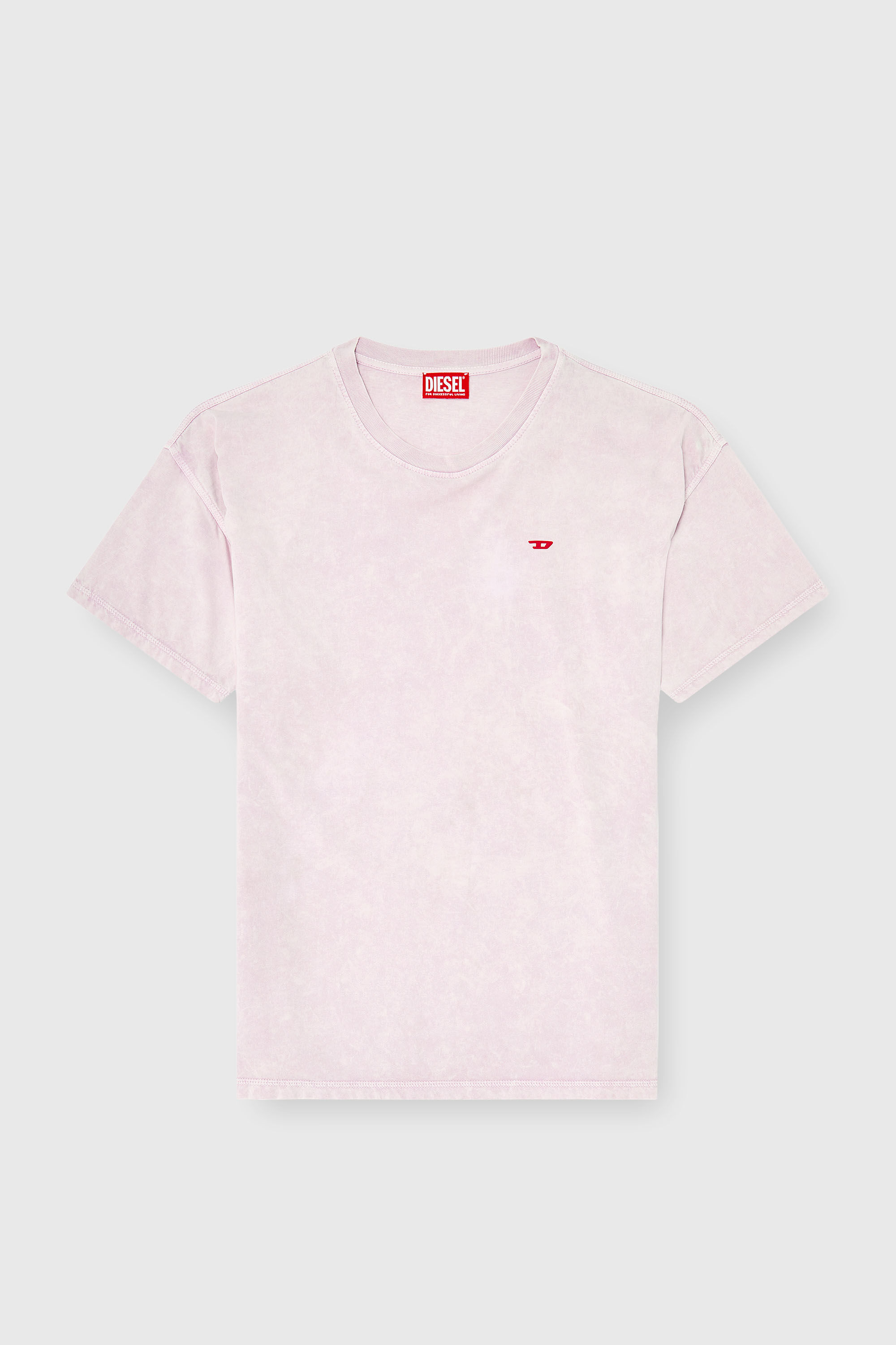 Diesel - T-BOXT-AA14, T-shirt en coton avec effet trait&eacute; Homme in Rose - 2