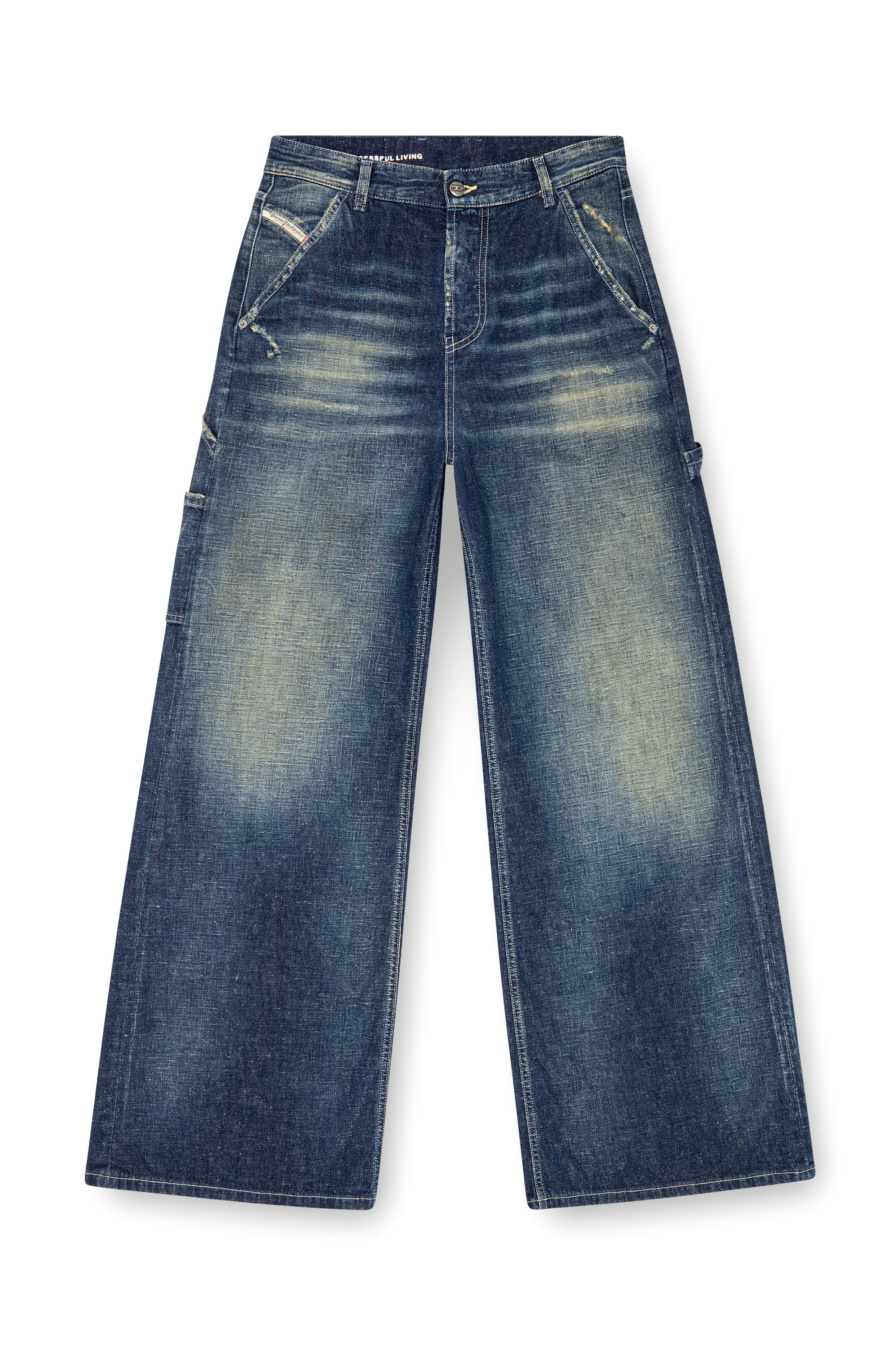 Diesel - Donna Straight Jeans 1996 D-Sire 09J91, Blu Scuro - Image 2