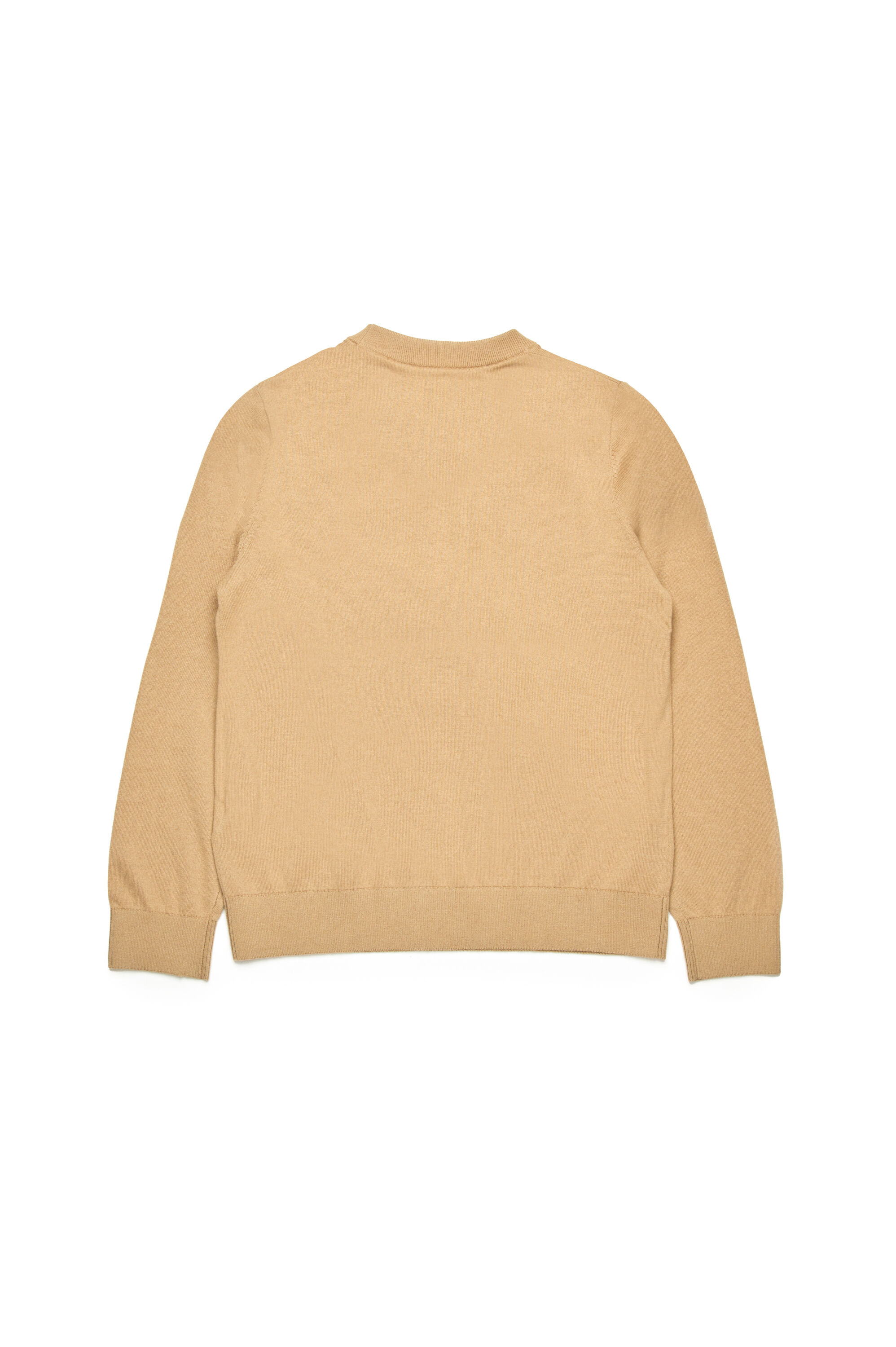 Diesel - KVIERI, Maglione in cotone con ricamo Oval D Uomo in Marrone - 2