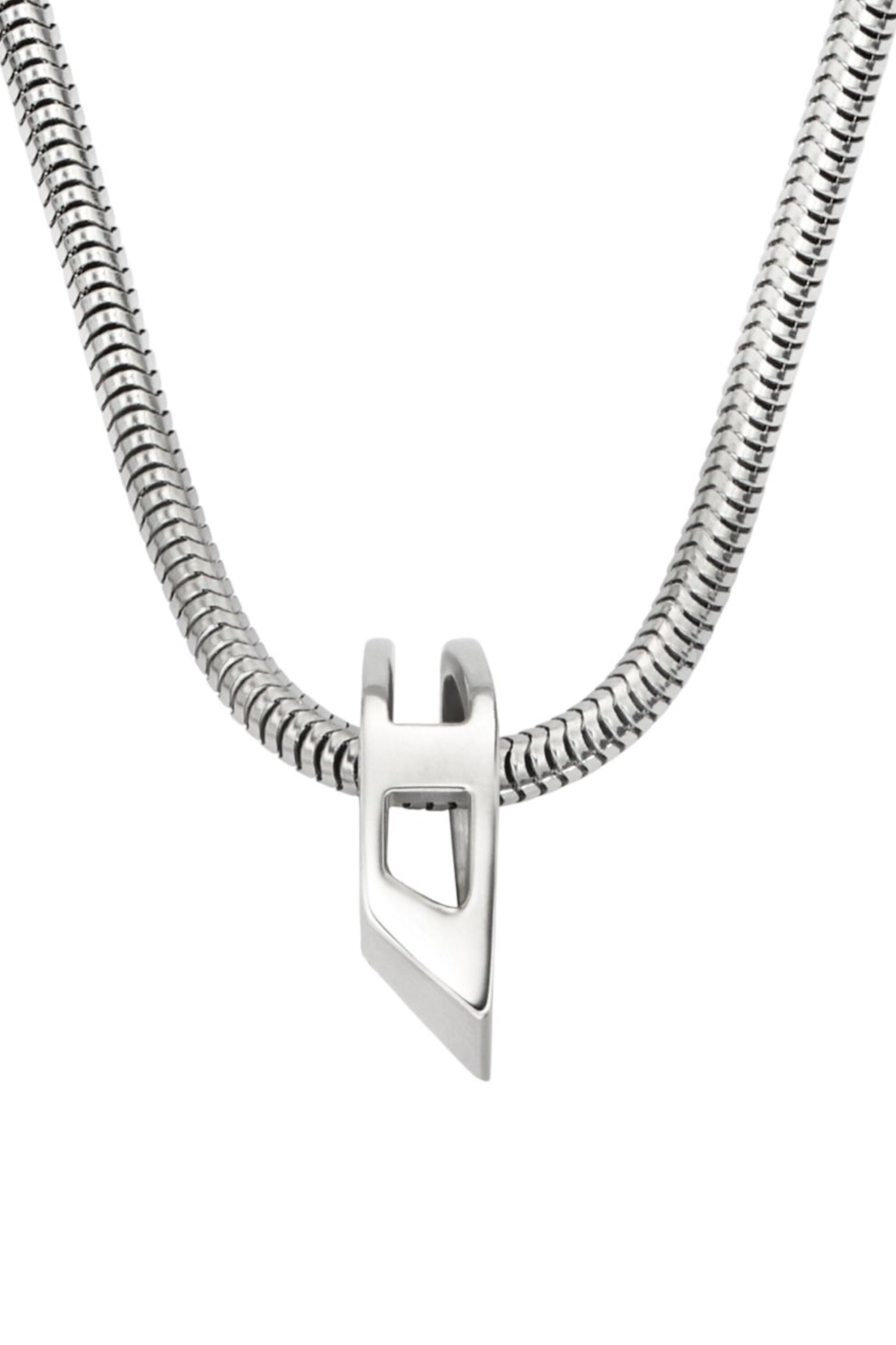 Diesel - DX167240 JEWELLERY, Collana con catena in acciaio inox Unisex in Argento - 2