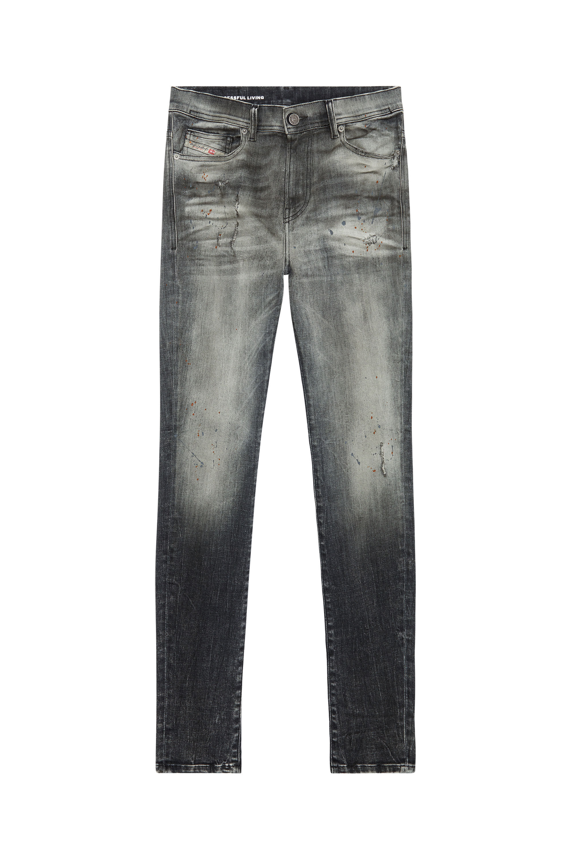 Diesel - Skinny Jeans 1983 D-Amny 09E70, Black/Dark grey - Image 2