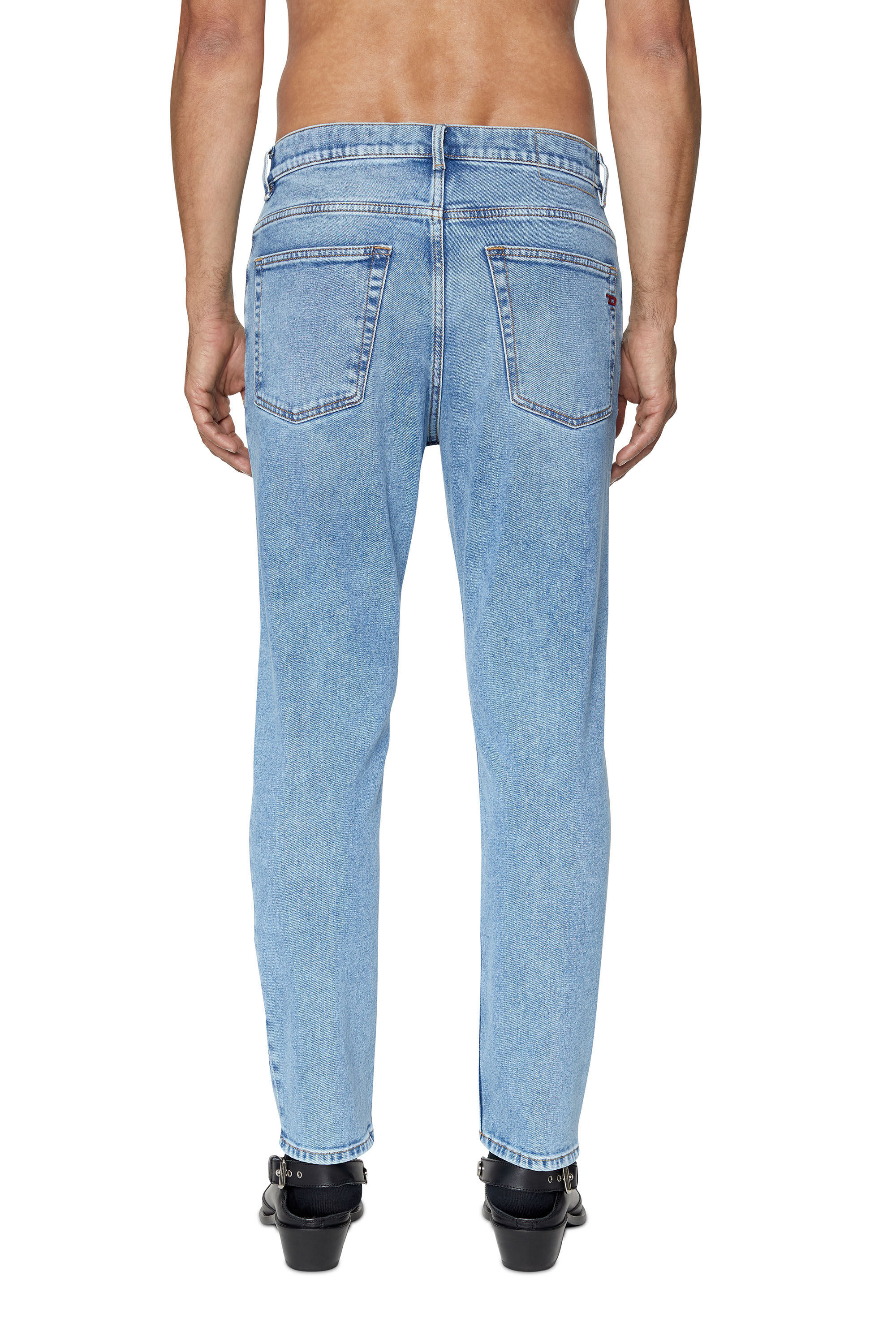 Diesel - 2005 D-FINING 09B92 Tapered Jeans, Bleu Clair - Image 4