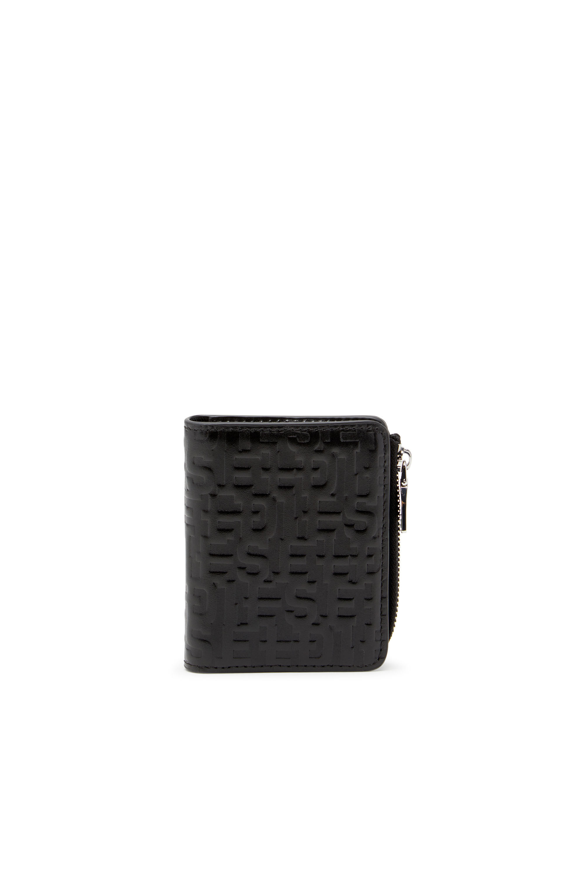 Diesel - PC MONOGRAM CARD HOLDER ZIP L, Noir - Image 1