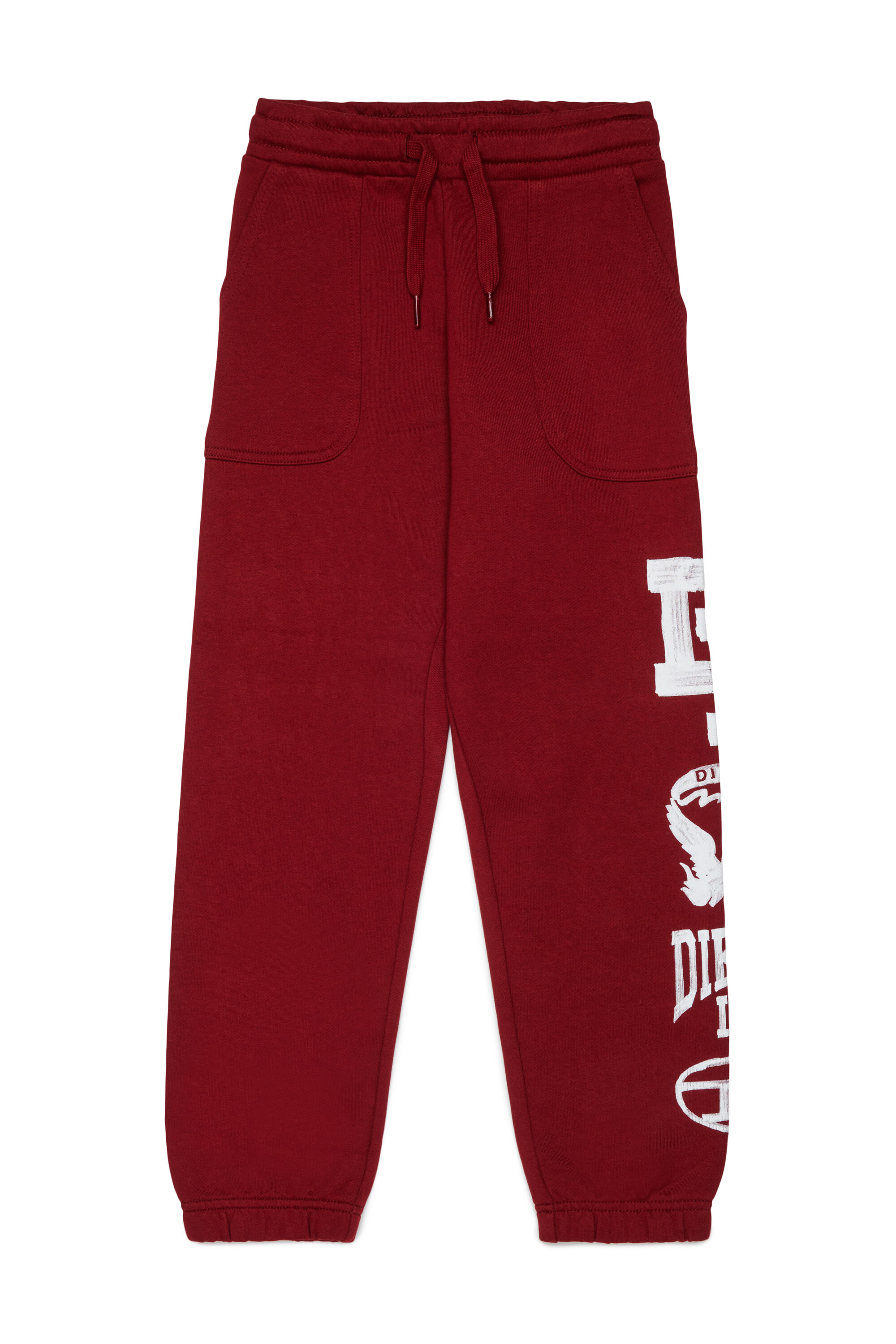 Diesel - PBUNDY, Herren Sweatpants mit Logos im College-Stil in Rot - 1