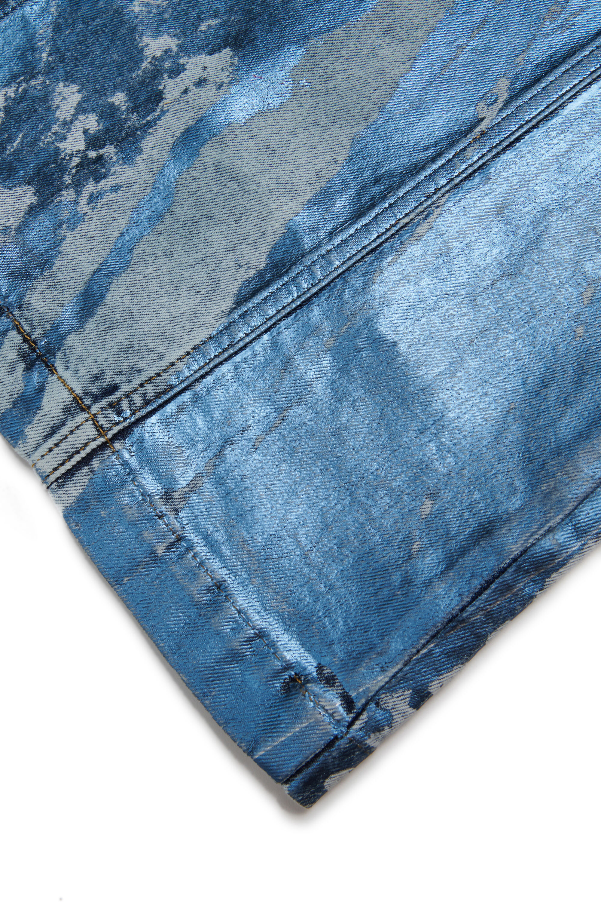 Diesel - DUMPYX, Abito in denim con effetto marmorizzato Donna in Blu - 4