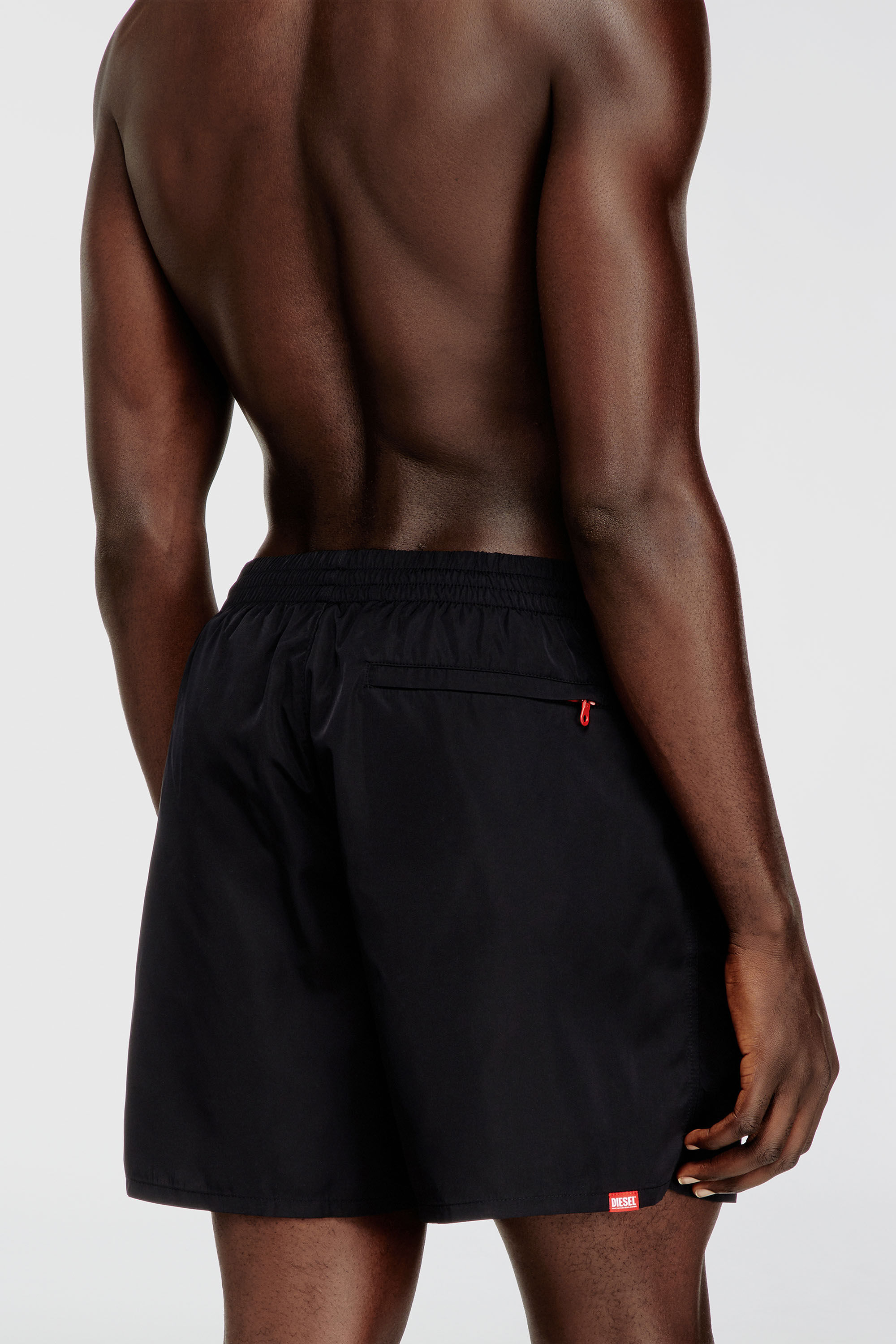 Diesel - SPORT-41-D-CORE, Short de bain avec poche zipp&eacute;e Homme in Noir - 3