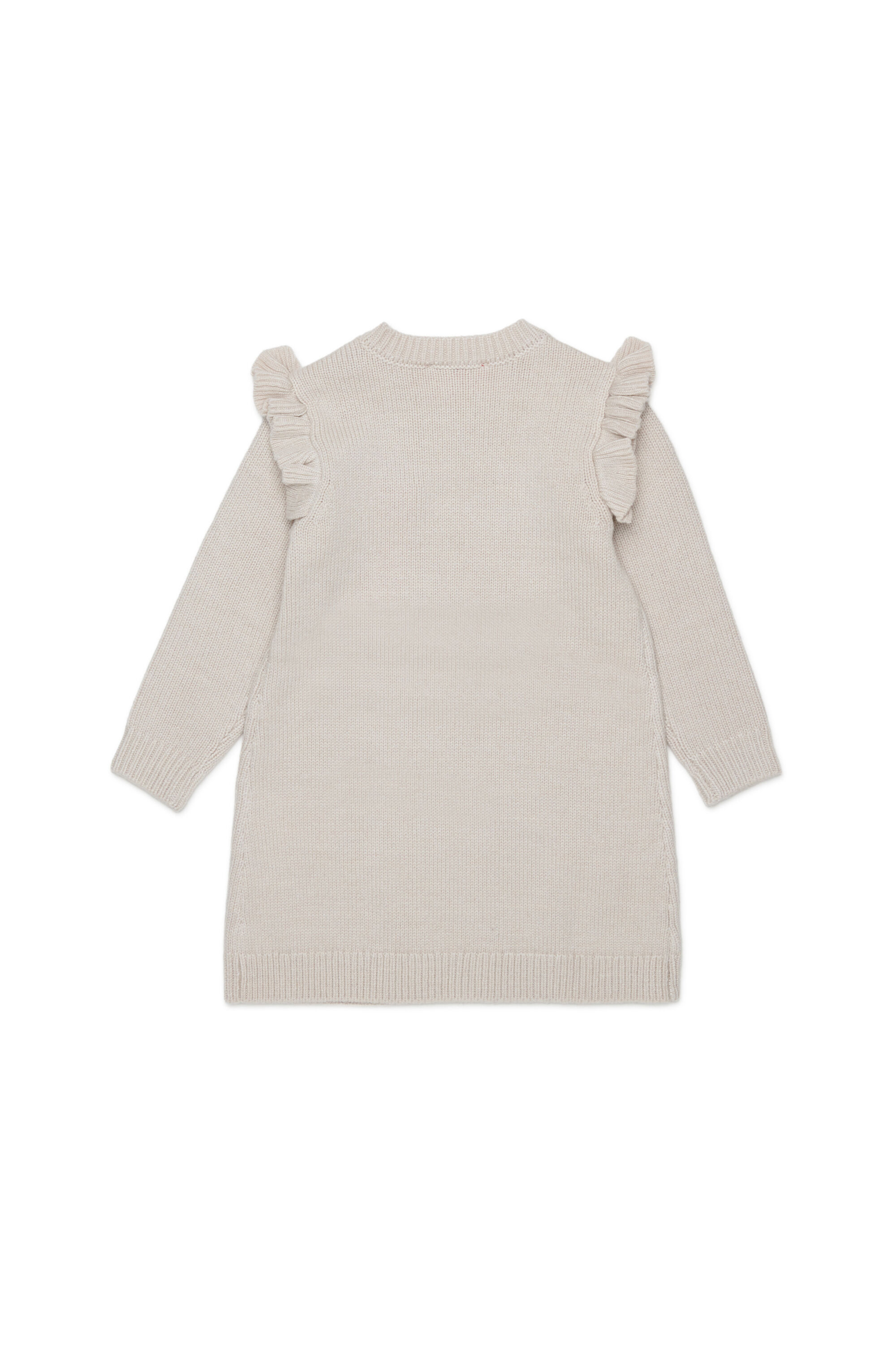 Diesel - DSCALOB, Abito maglia arricciato in cachemire Donna in Bianco - 2