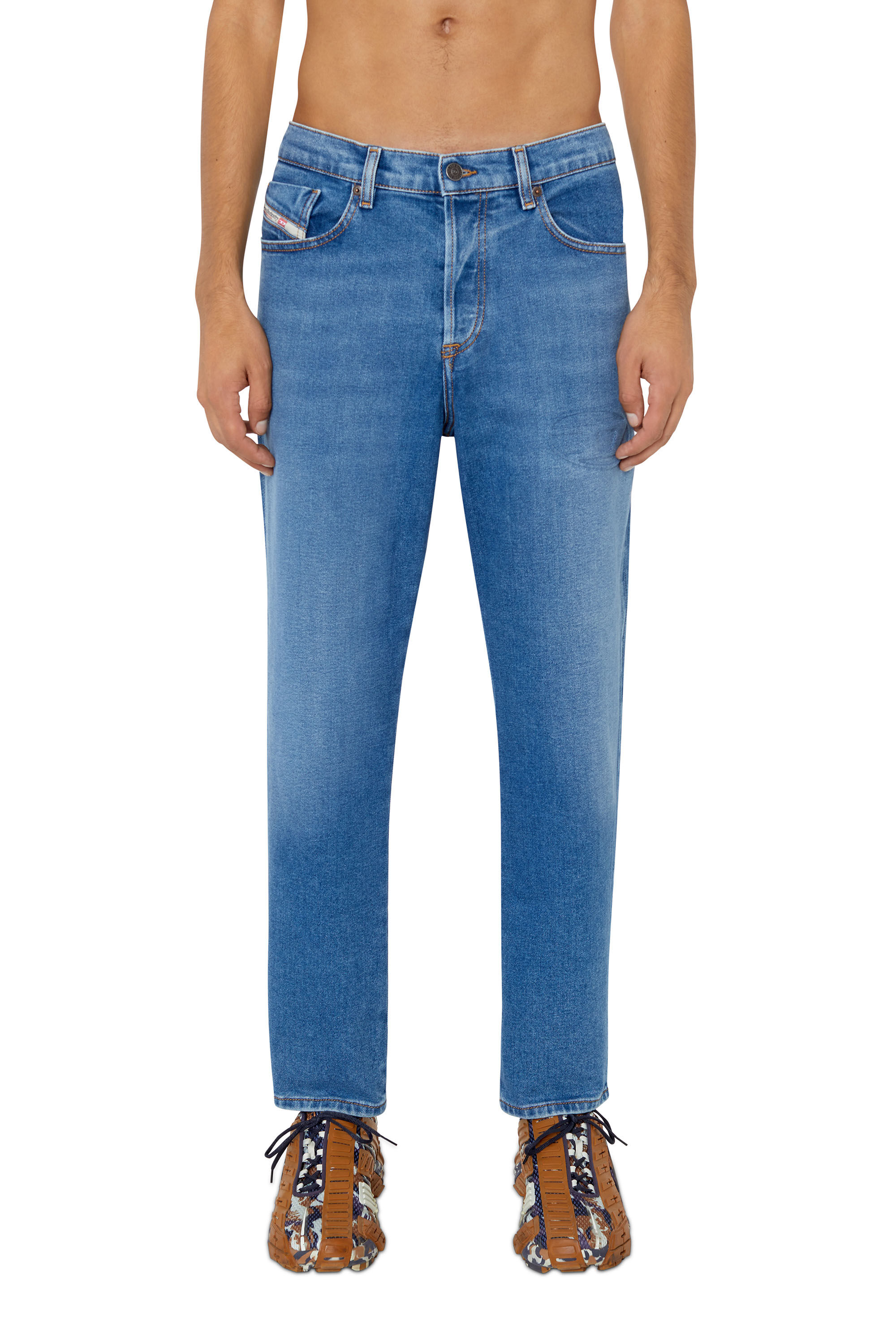 Diesel - 2005 D-FINING 09E34 Tapered Jeans, Blu medio - Image 3