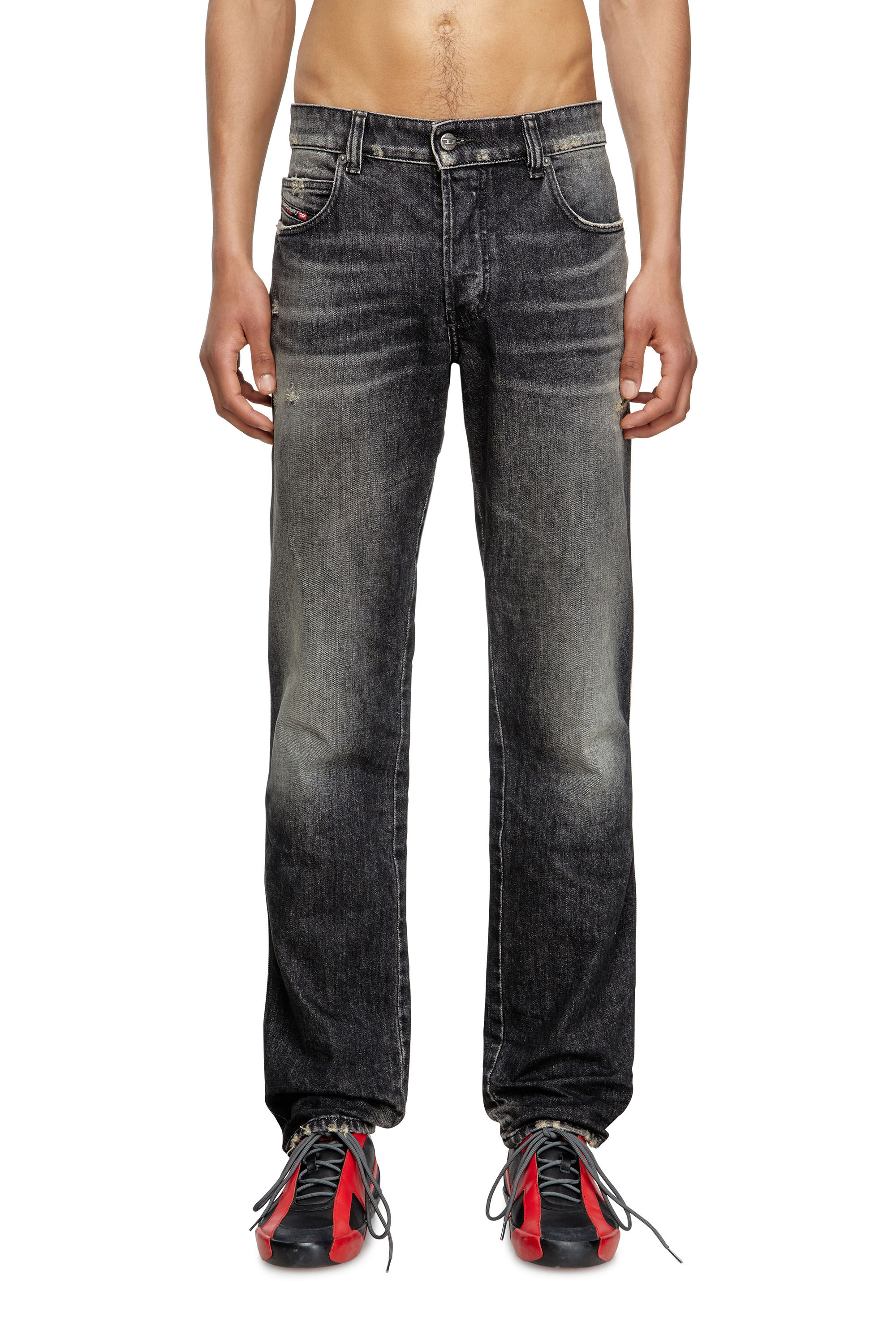 Diesel - Slim Jeans 1993 D-Vyl 09M54 Uomo, Nero/Grigio scuro - Image 3