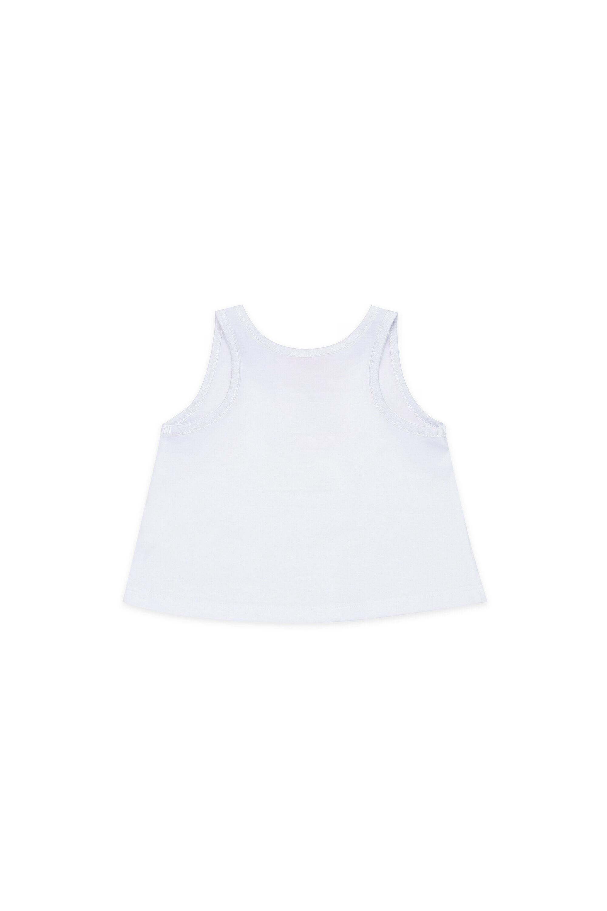 Diesel - MTICEB, Canotta in cotone con stampa gelato Donna in Bianco - 2