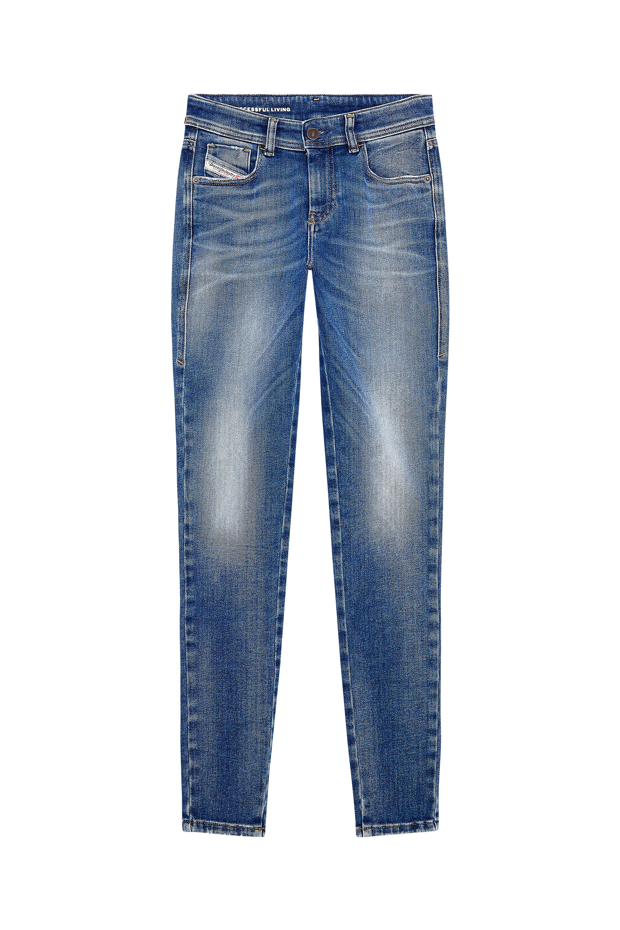 Diesel - Super skinny Jeans 2017 Slandy 09H90, Mittelblau - Image 2