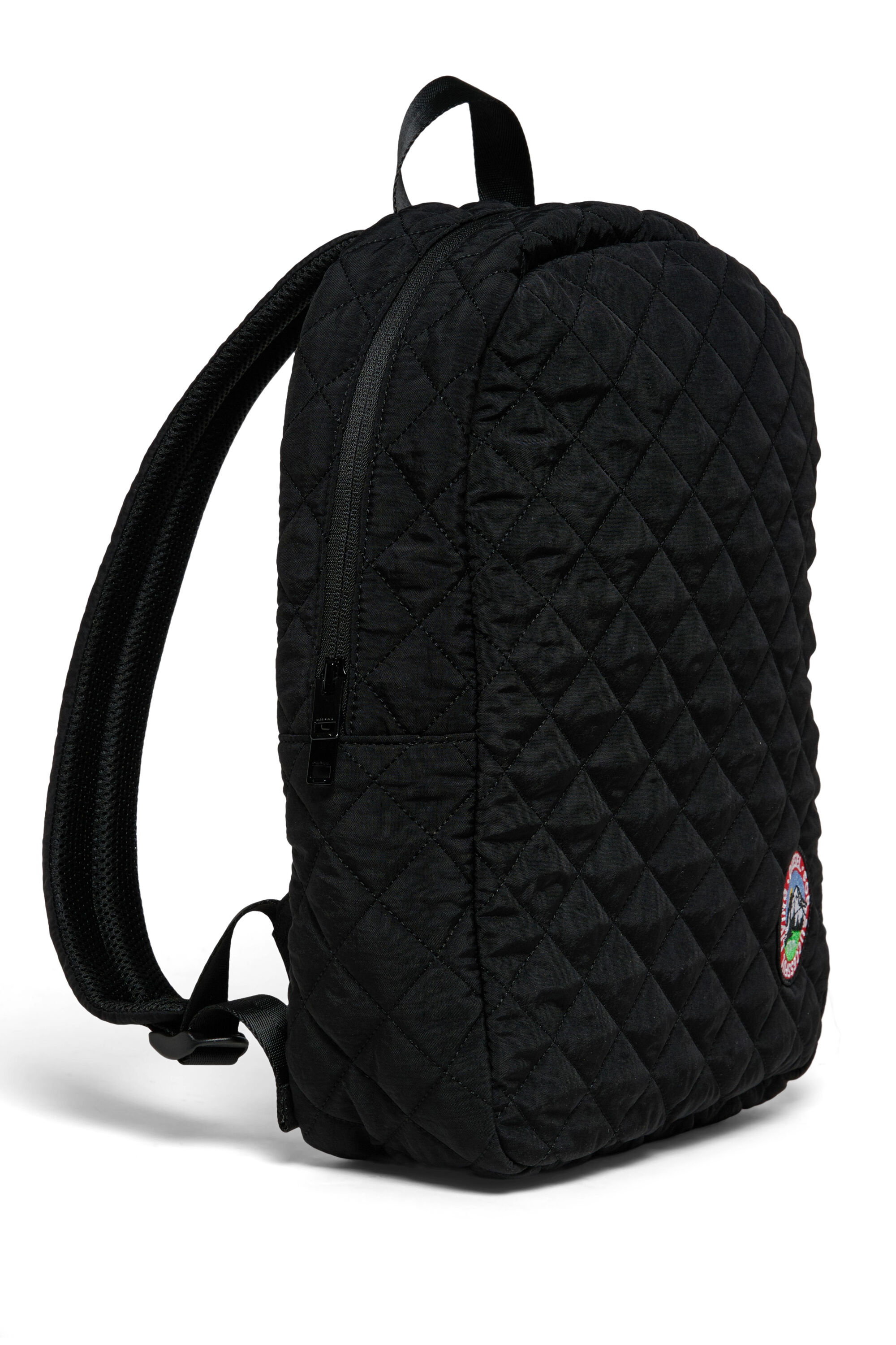Diesel - WMENT, Unisex WMENT - Rucksack aus gestepptem Nylon in Schwarz - 3
