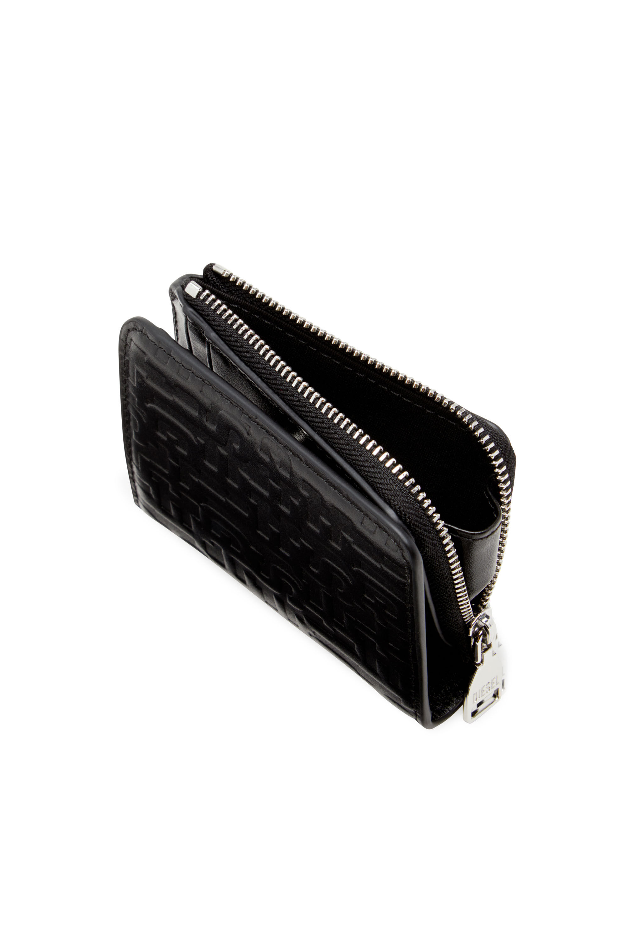 Diesel - PC MONOGRAM CARD HOLDER ZIP L, Nero - Image 4