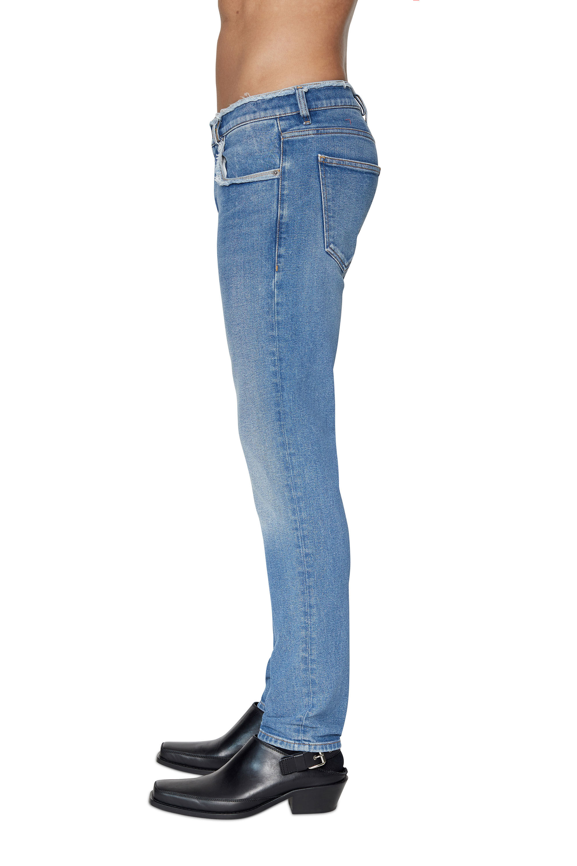 Diesel - 2019 D-STRUKT 09E19 Slim Jeans, Blu medio - Image 4
