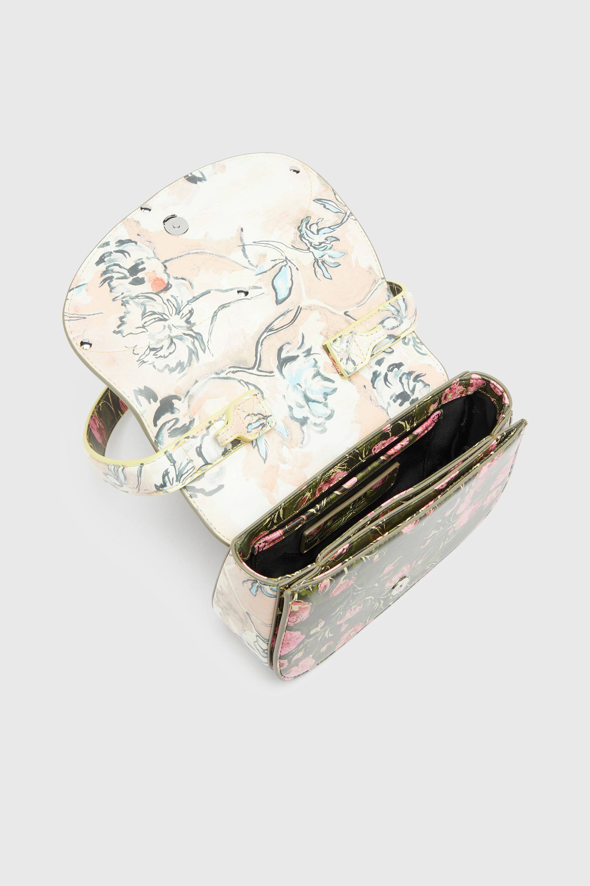 Diesel - 1DR, 1DR-Borsa iconica con stampa floreale Donna in Multicolor - 4