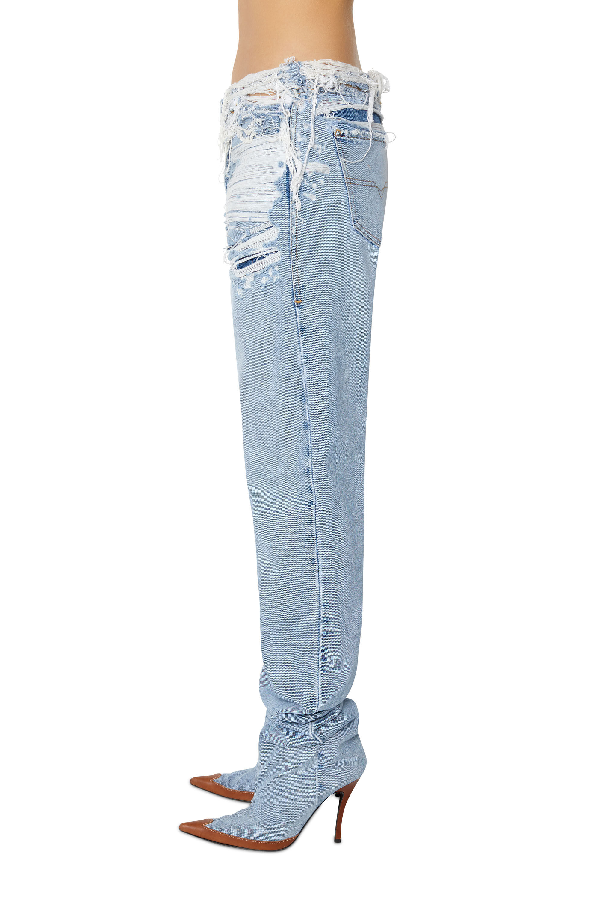 Diesel - Straight Jeans 1956 D-Tulip 007N7, Hellblau - Image 5