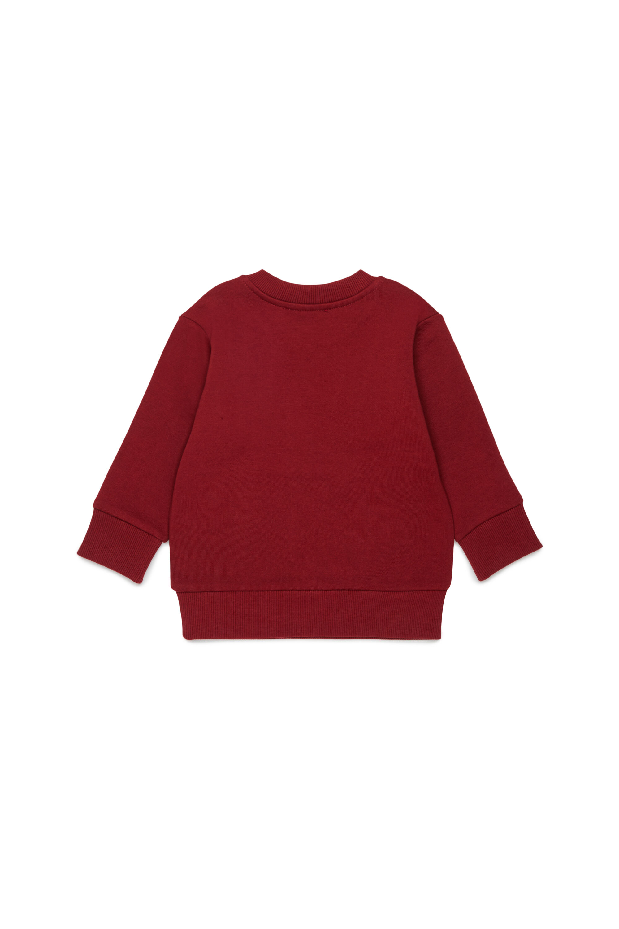 Diesel - SLODIMB, Sweatshirt en coton avec imprim&eacute; Diesel Industry Homme in Rouge - 2