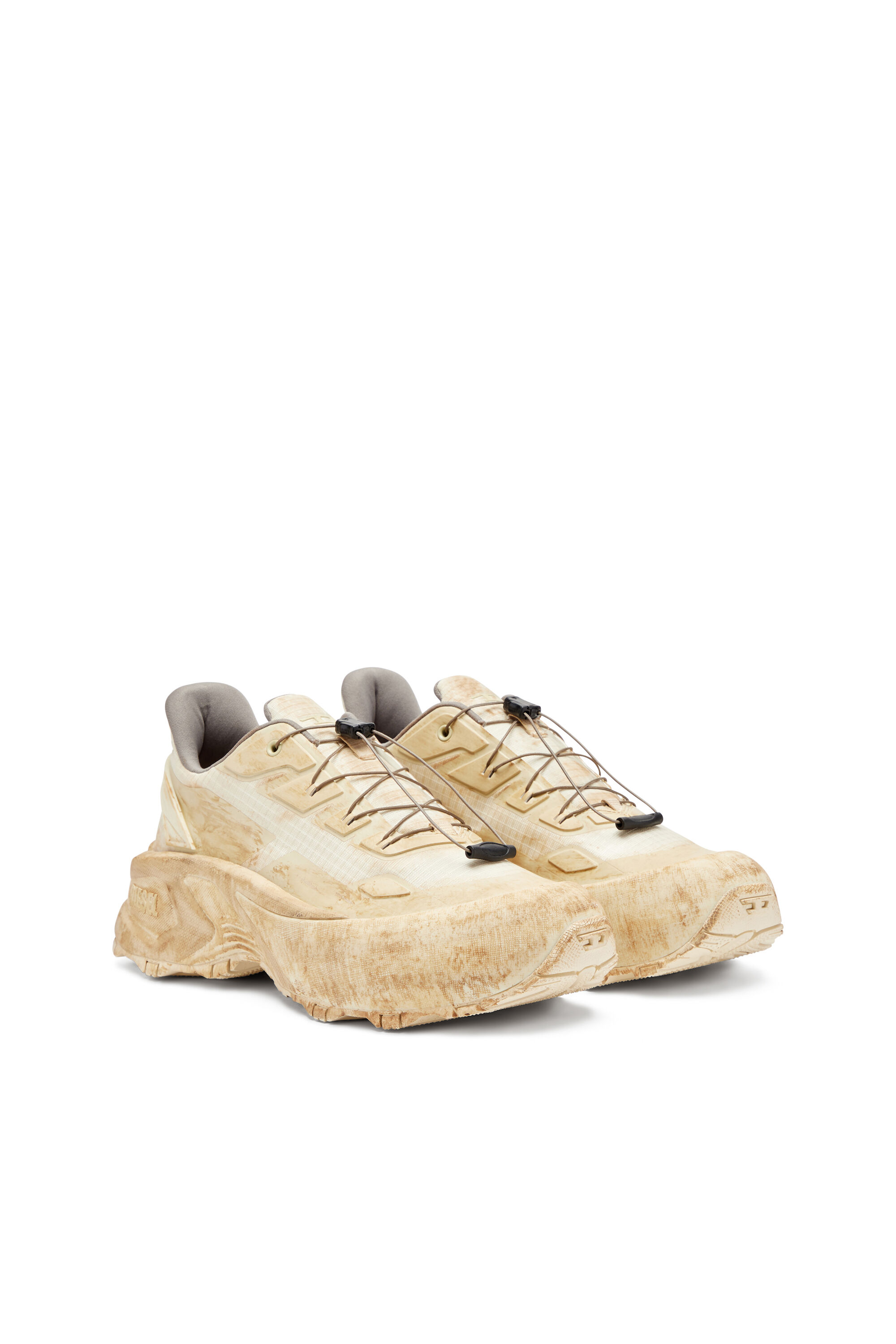 Diesel - D-CAGE RUNNER, D-Cage Runner-Sneakers Homme in Beige - 2