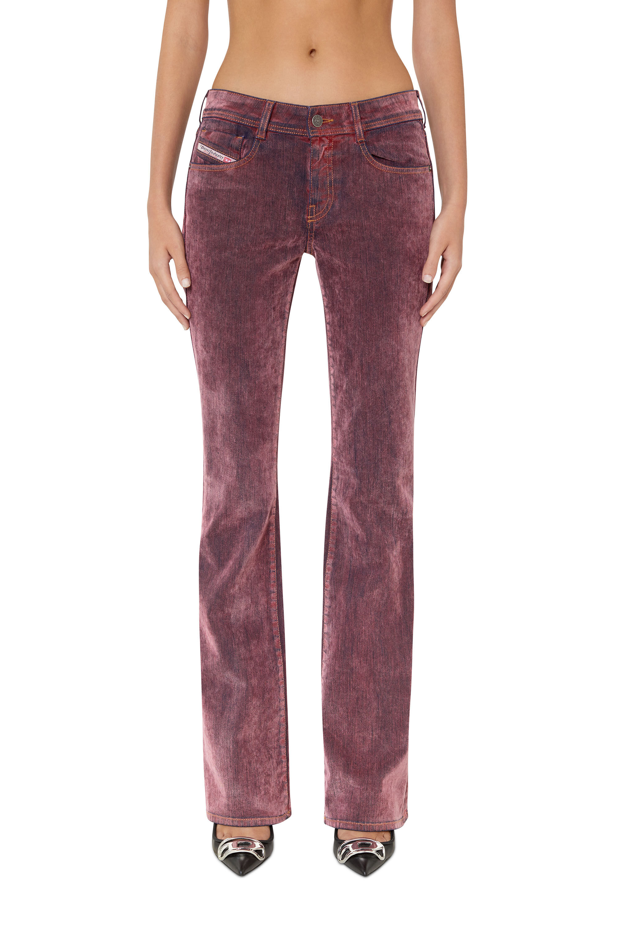 Diesel - 1969 D-EBBEY 0ELAH Bootcut and Flare Jeans, Rose - Image 3