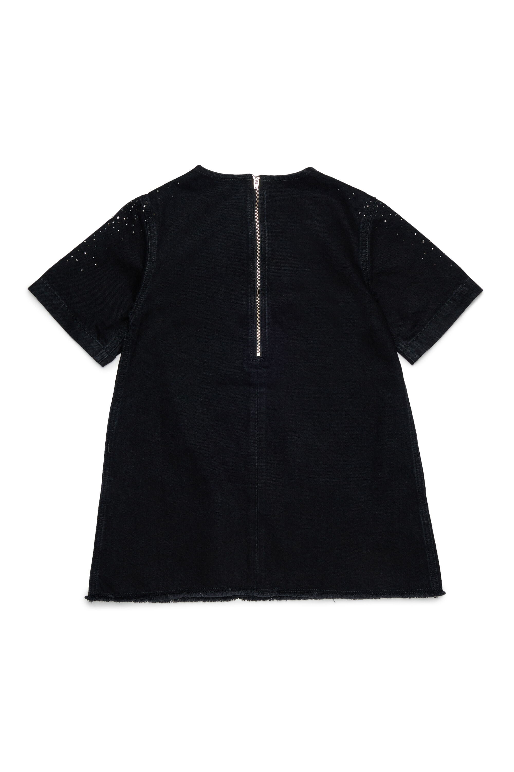Diesel - DILBY, Robe t-shirt orn&eacute;e de strass Femme in Noir - 2