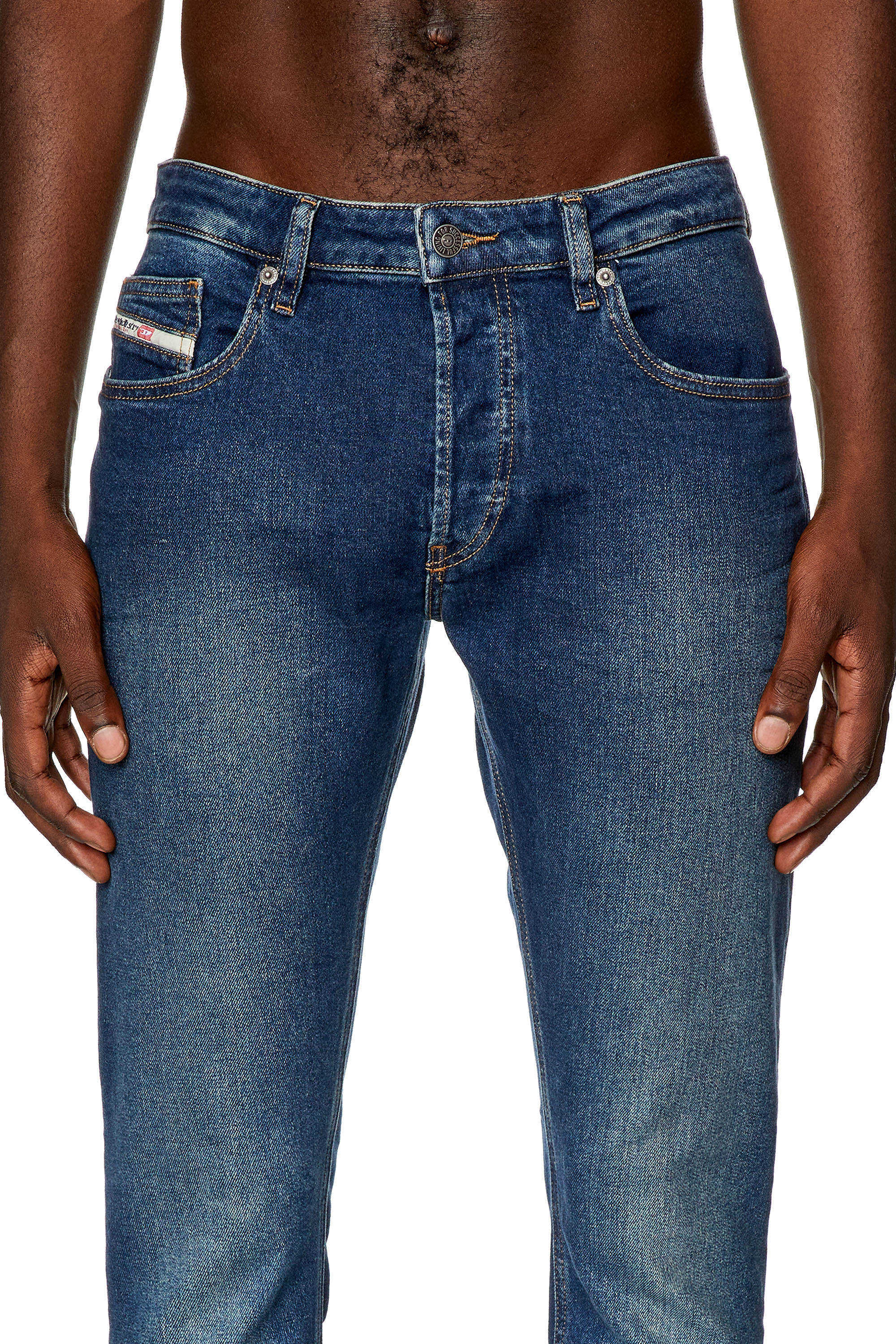 Diesel - Slim Jeans D-Luster 0EKAV, Blu Scuro - Image 5