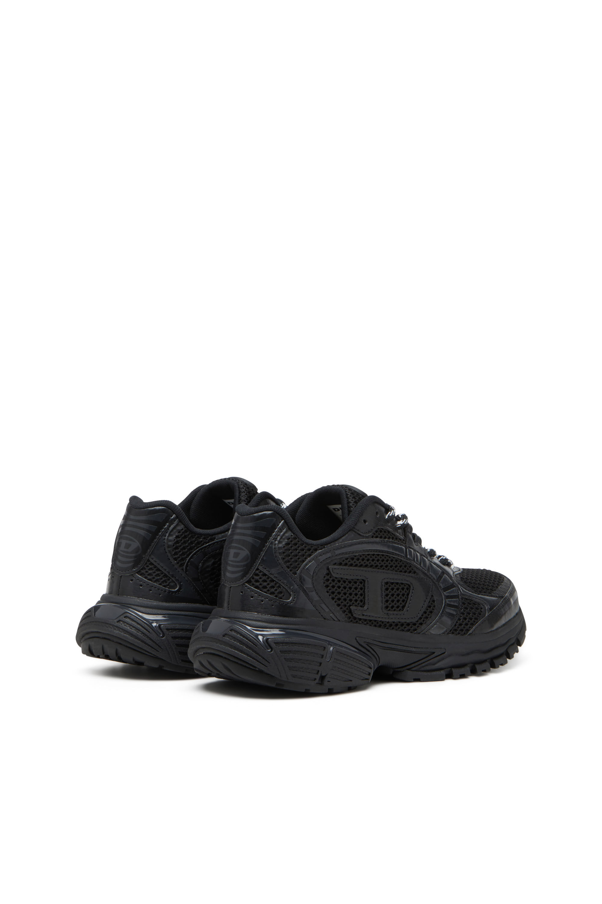 Diesel - S-PRO-V-DENSE LOW W, Damen S-Pro-V-Dense-Einfarbige Sneakers aus Mesh mit Oval D-Logo in Schwarz - 3