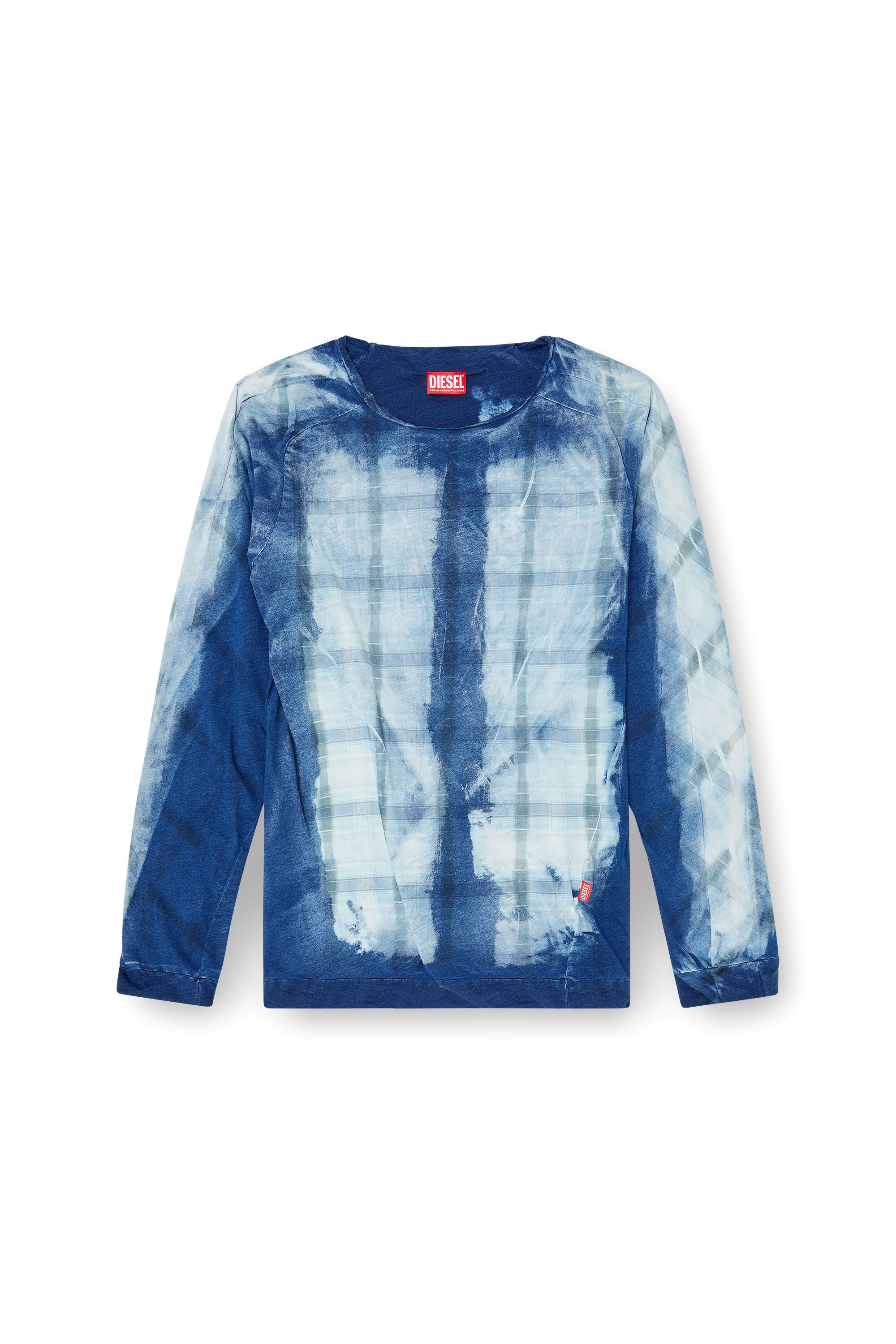 Diesel - T-ANTON-A, Top a strati effetto X-Ray Uomo in Blu - 2