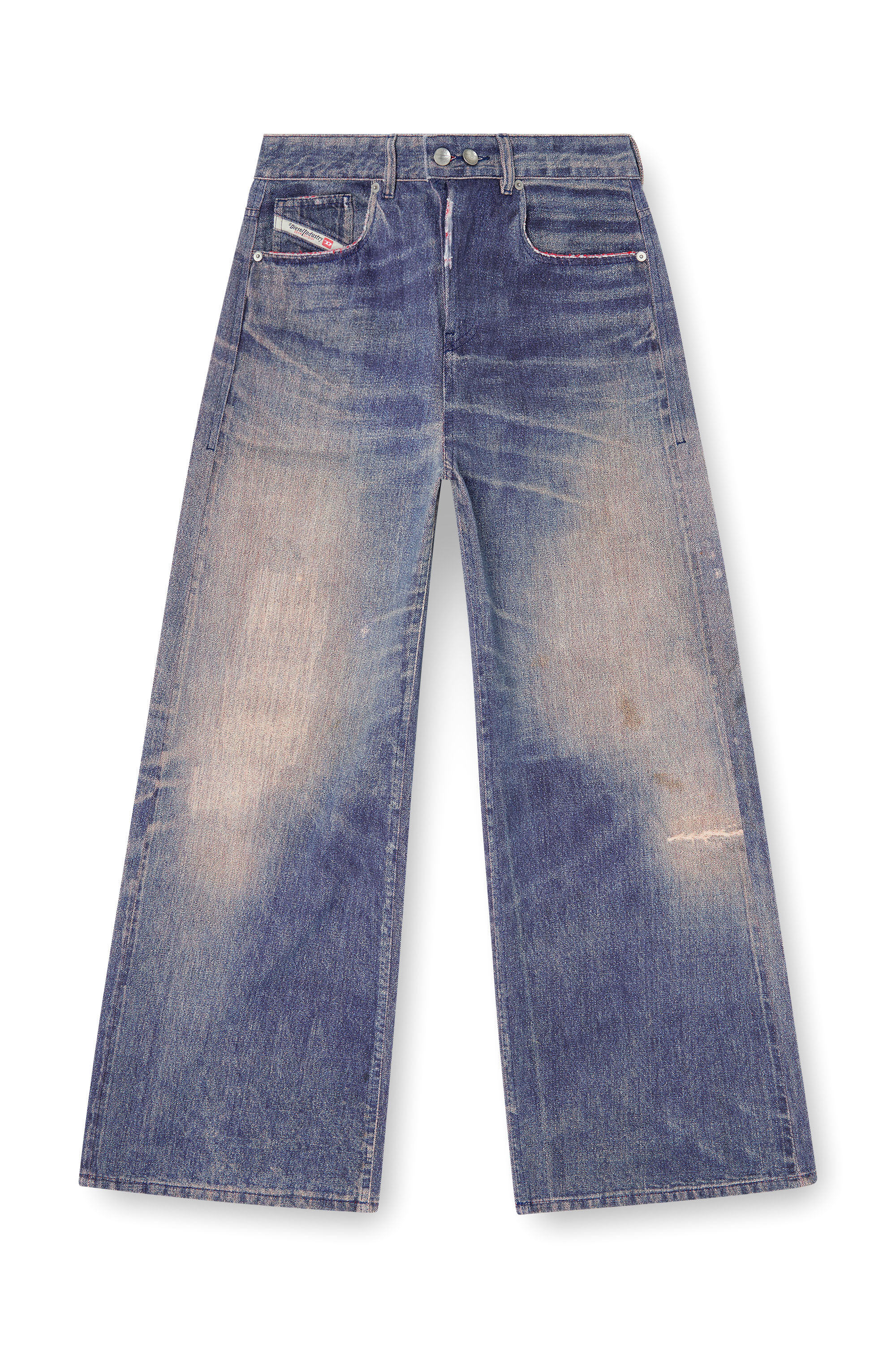 Diesel - Relaxed Jeans 1996 D-Sire 09P95 Donna, Blu Scuro - Image 6