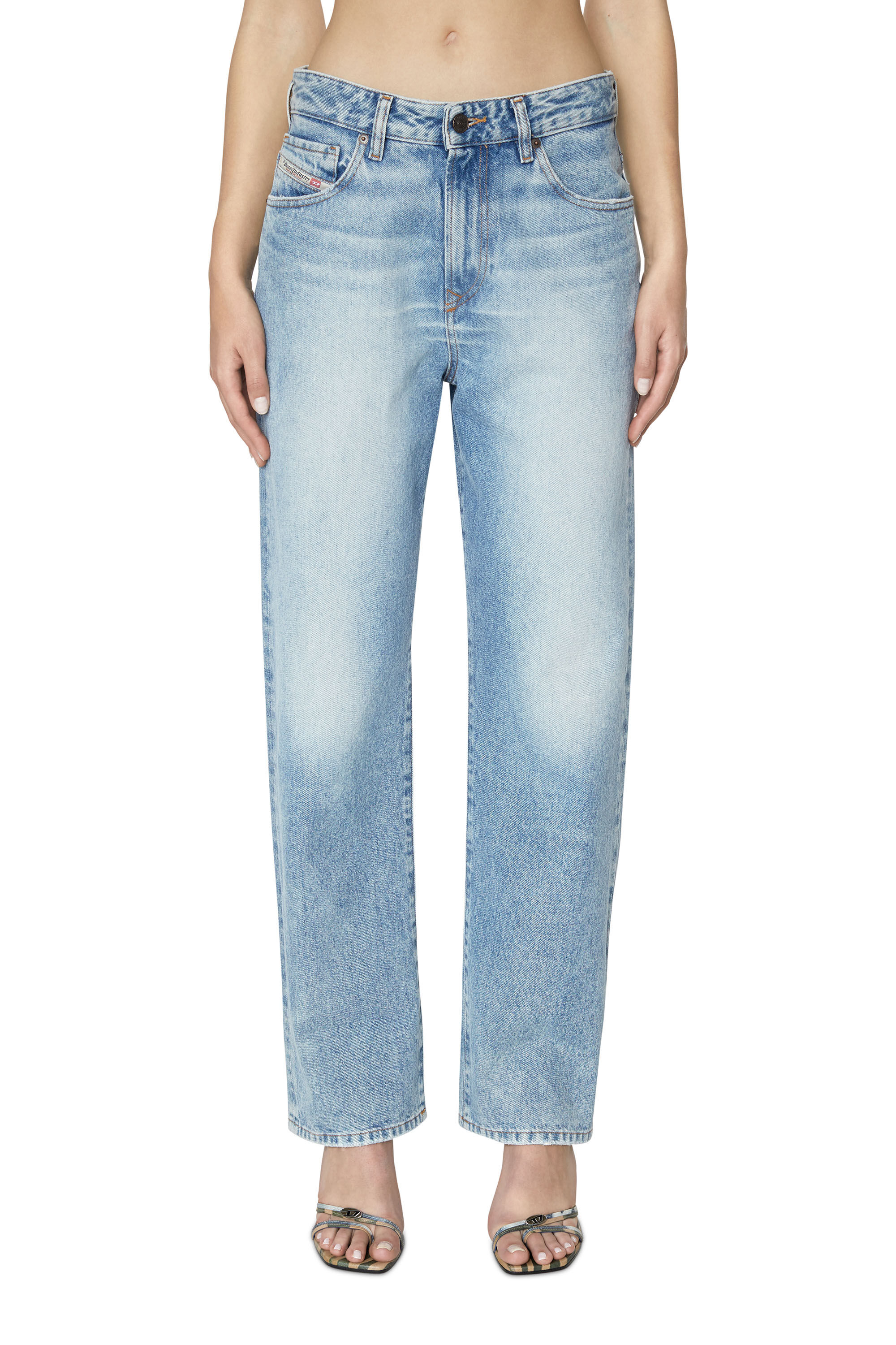Diesel - 1999 D-Reggy 09D80 Straight Jeans, Bleu Clair - Image 3
