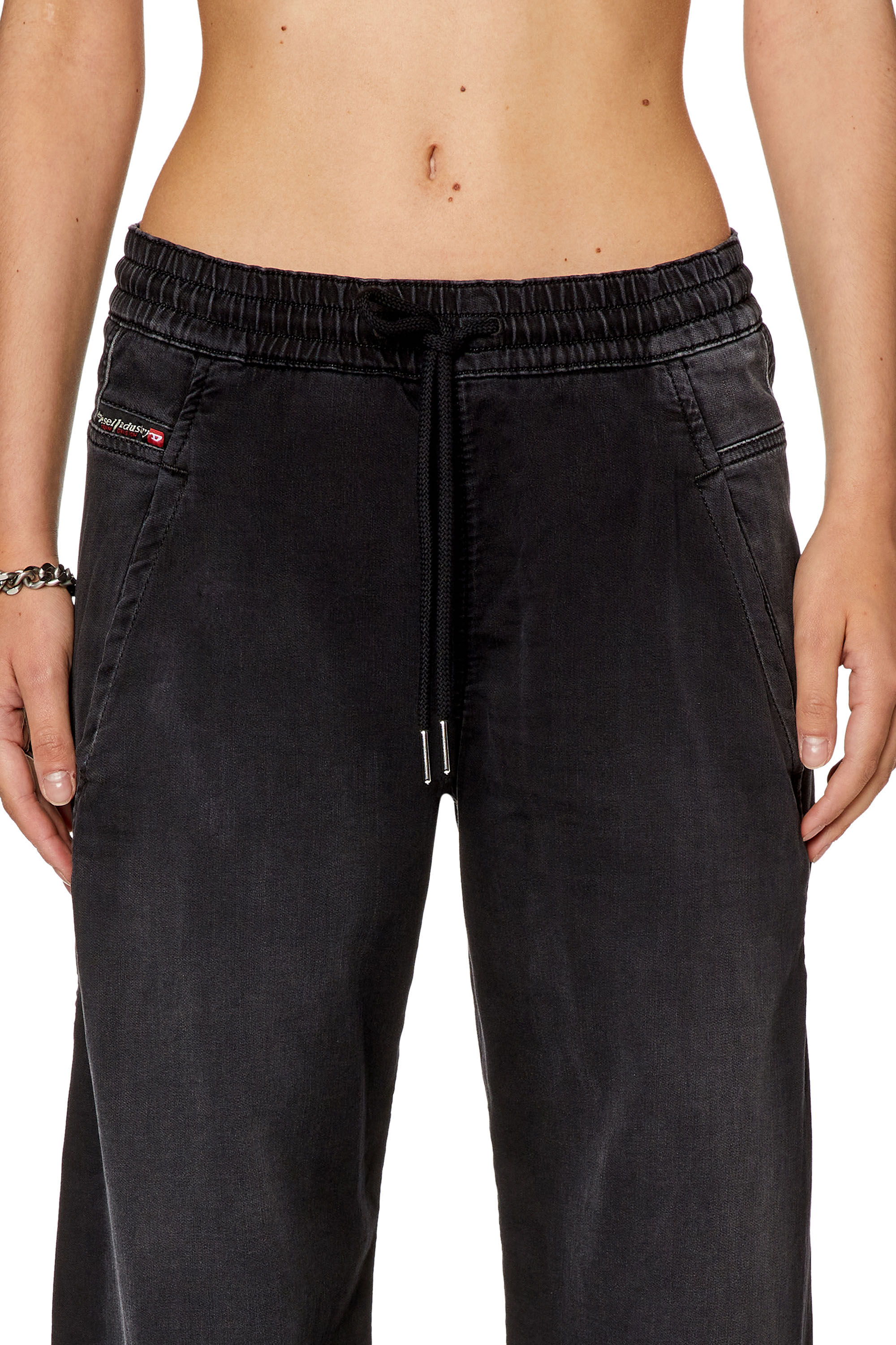 Diesel - Damen Boyfriend 2031 D-Krailey Joggjeans® 068EC, Schwarz/Dunkelgrau - 5