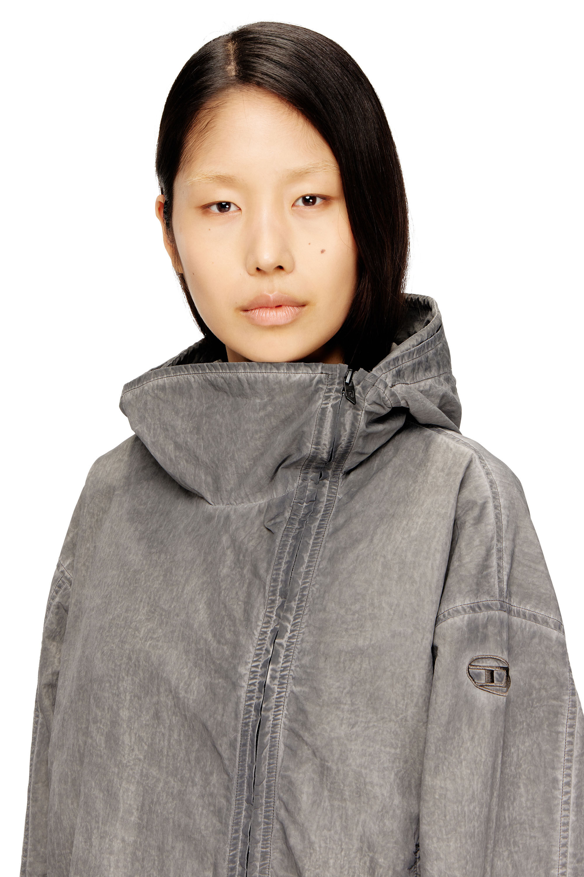 Diesel - G-ORILLA, Coupe-vent à capuche en Taslan traité Femme in ToBeDefined - 4