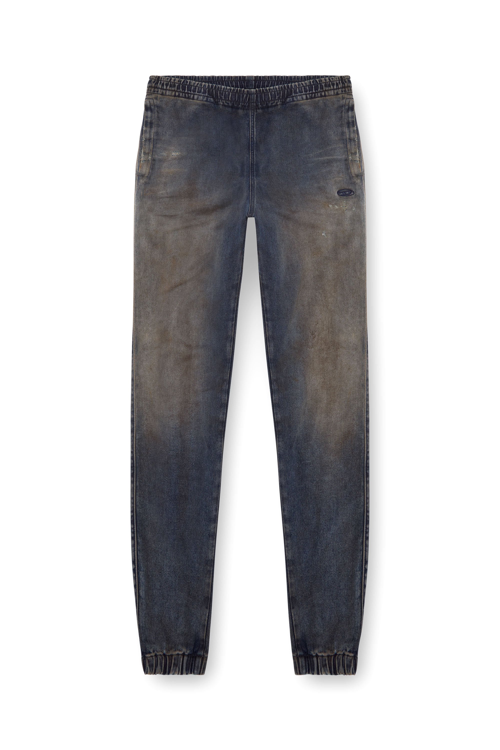 Diesel - Homme Tapered D-Lab Track Denim 068LV, Bleu Foncé - Image 2