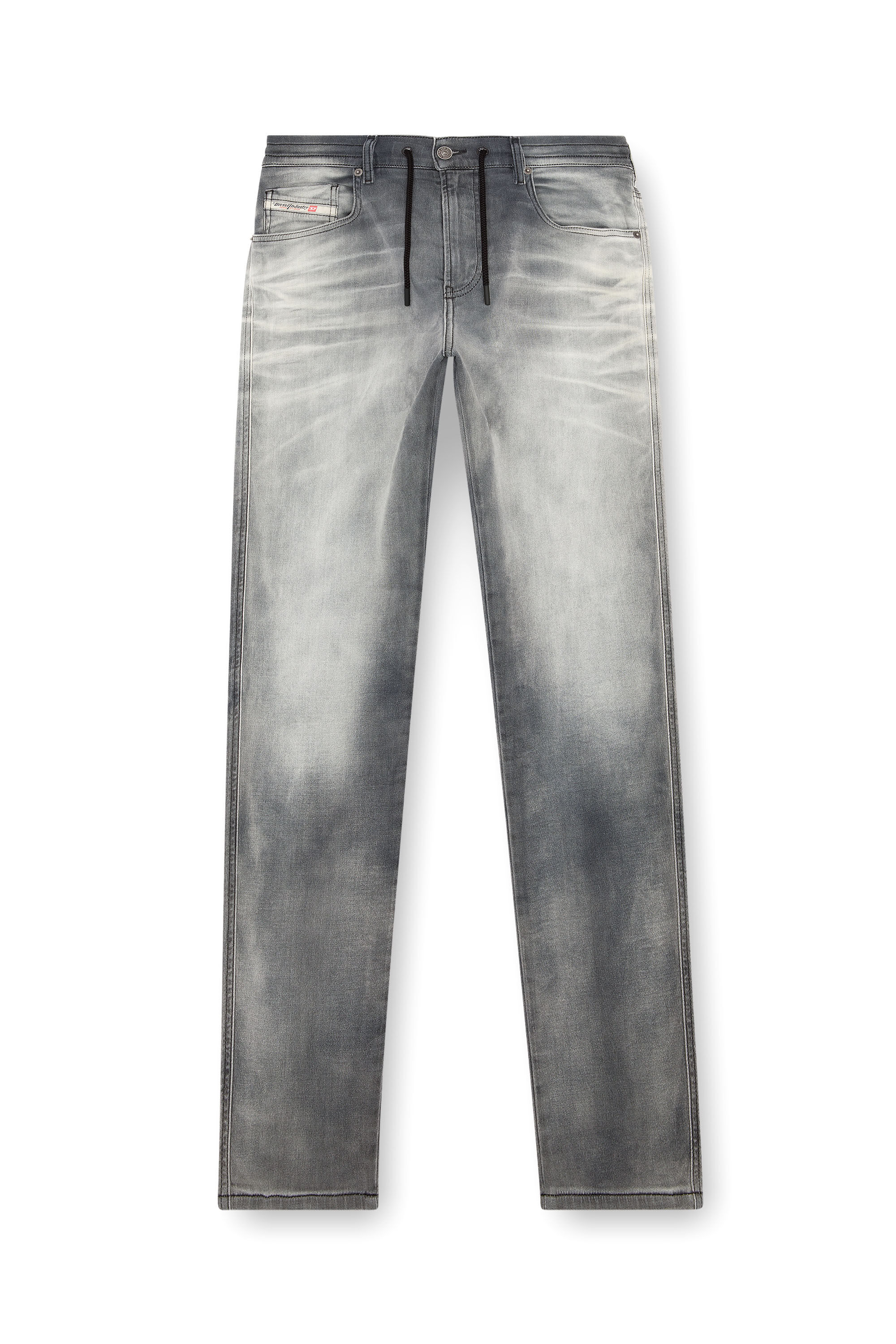 Diesel - Uomo Slim 2060 D-Strukt Joggjeans® 068LR, Grigio scuro - Image 2