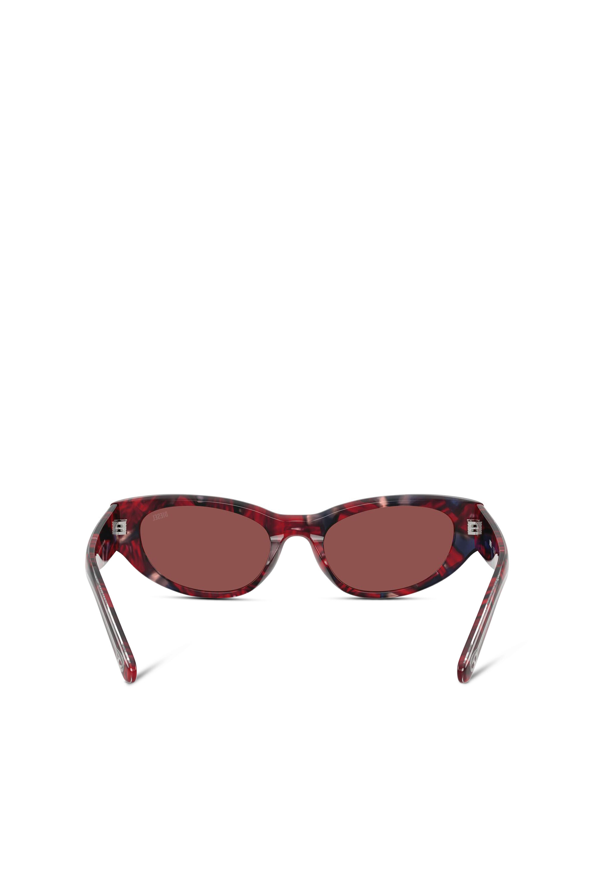 Diesel - 0DL2010U, Unisex Cateye-Sonnenbrillen in Rot/Braun - 3