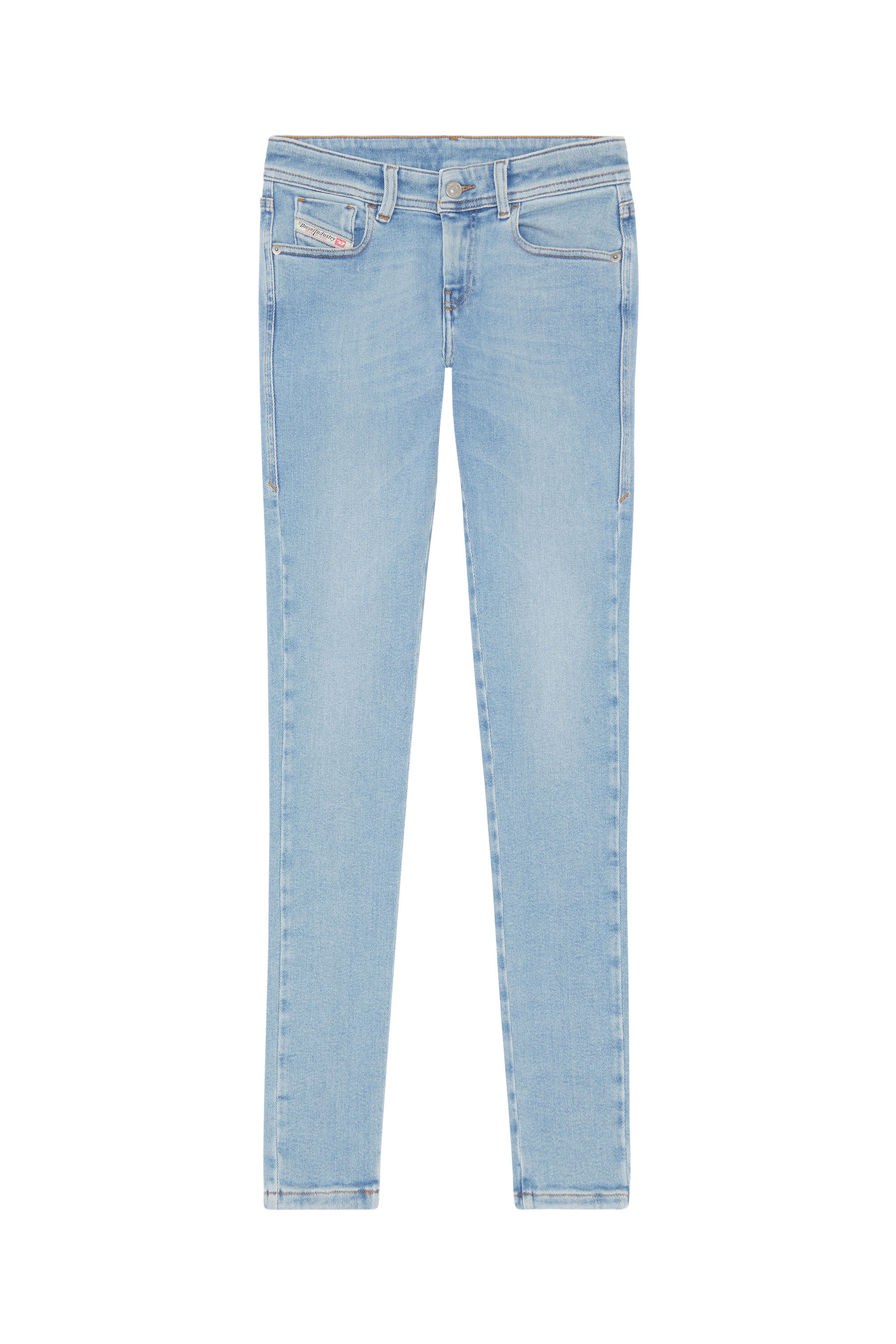 Diesel - Super skinny Jeans 2017 Slandy 09F87, Bleu Clair - Image 2