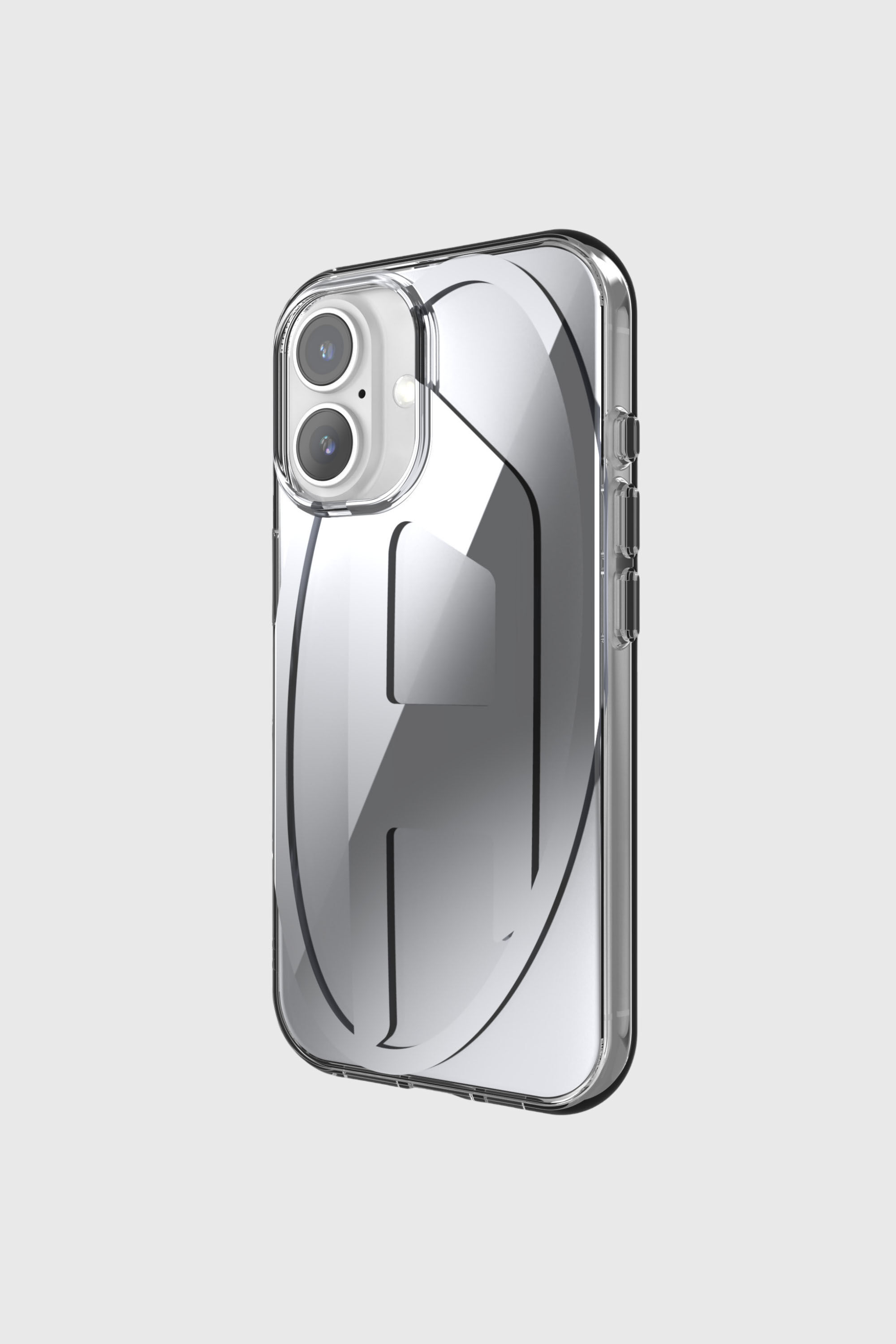 Diesel - 60159 AOP CASE, Cover Oval D per iP 16 Unisex in Grigio - 3
