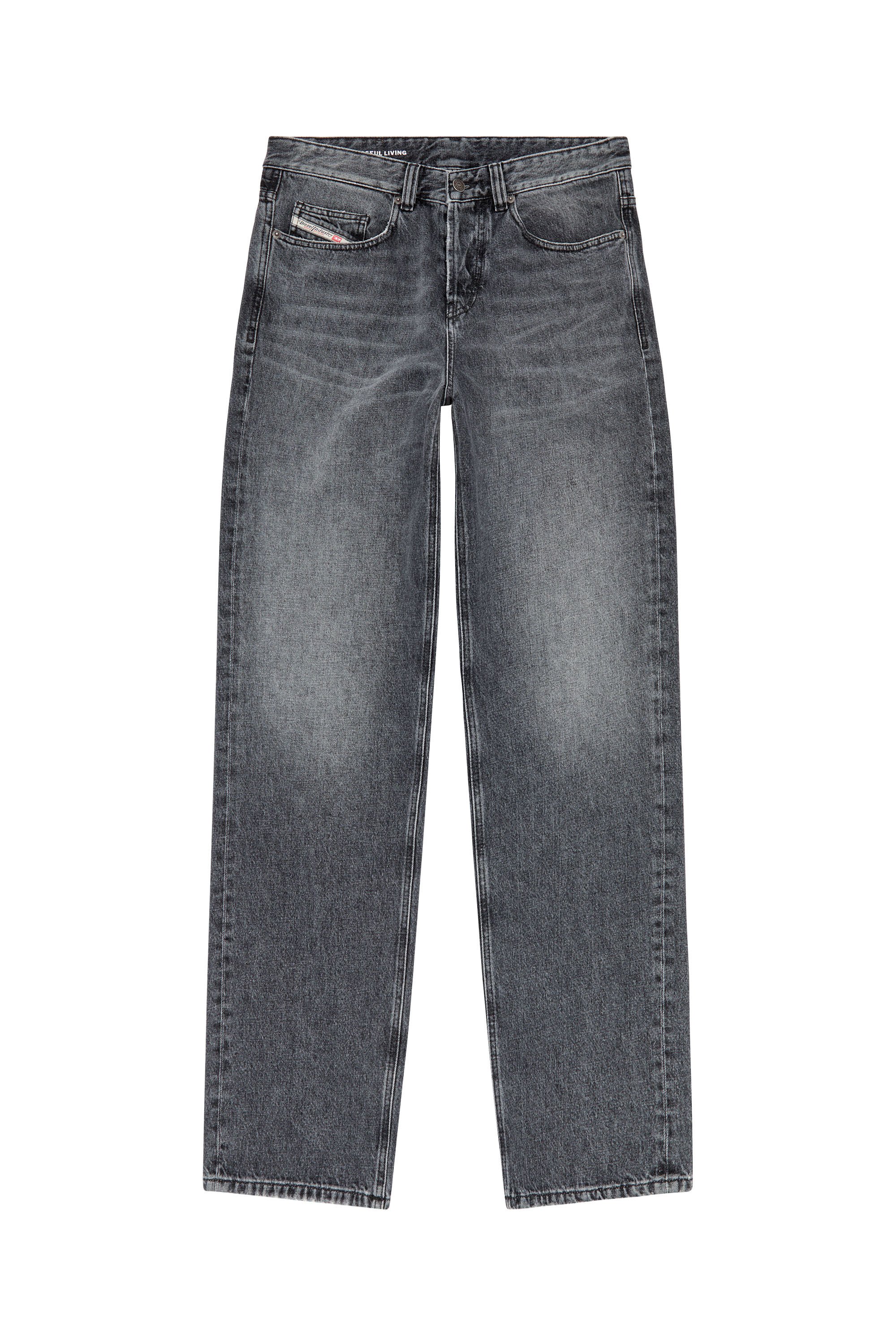 Diesel - Straight Jeans 2001 D-Macro 007X3, Gris foncé - Image 2