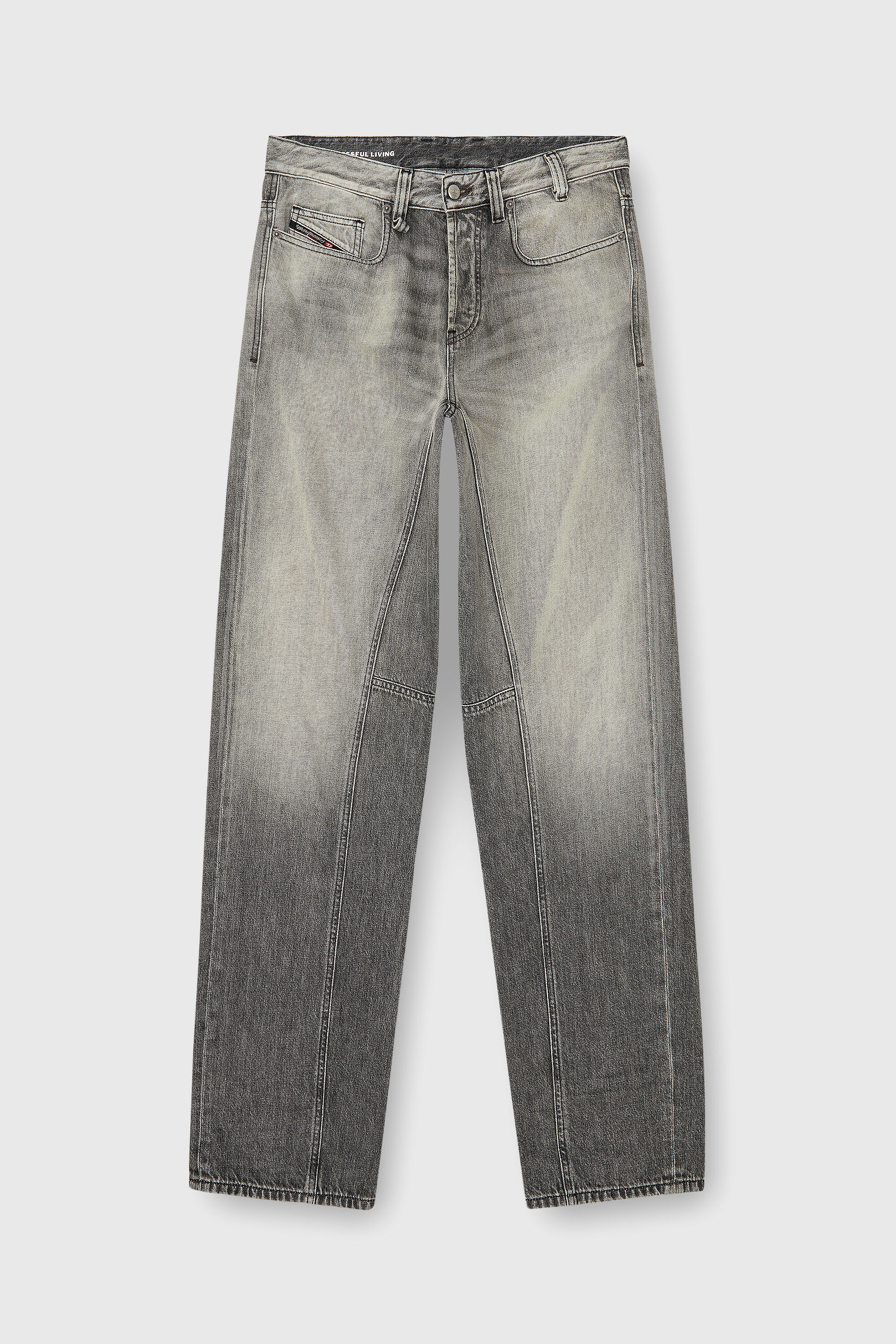 Diesel - Relaxed Jeans 2001 D-Macro 09P56 Homme, Gris - Image 6