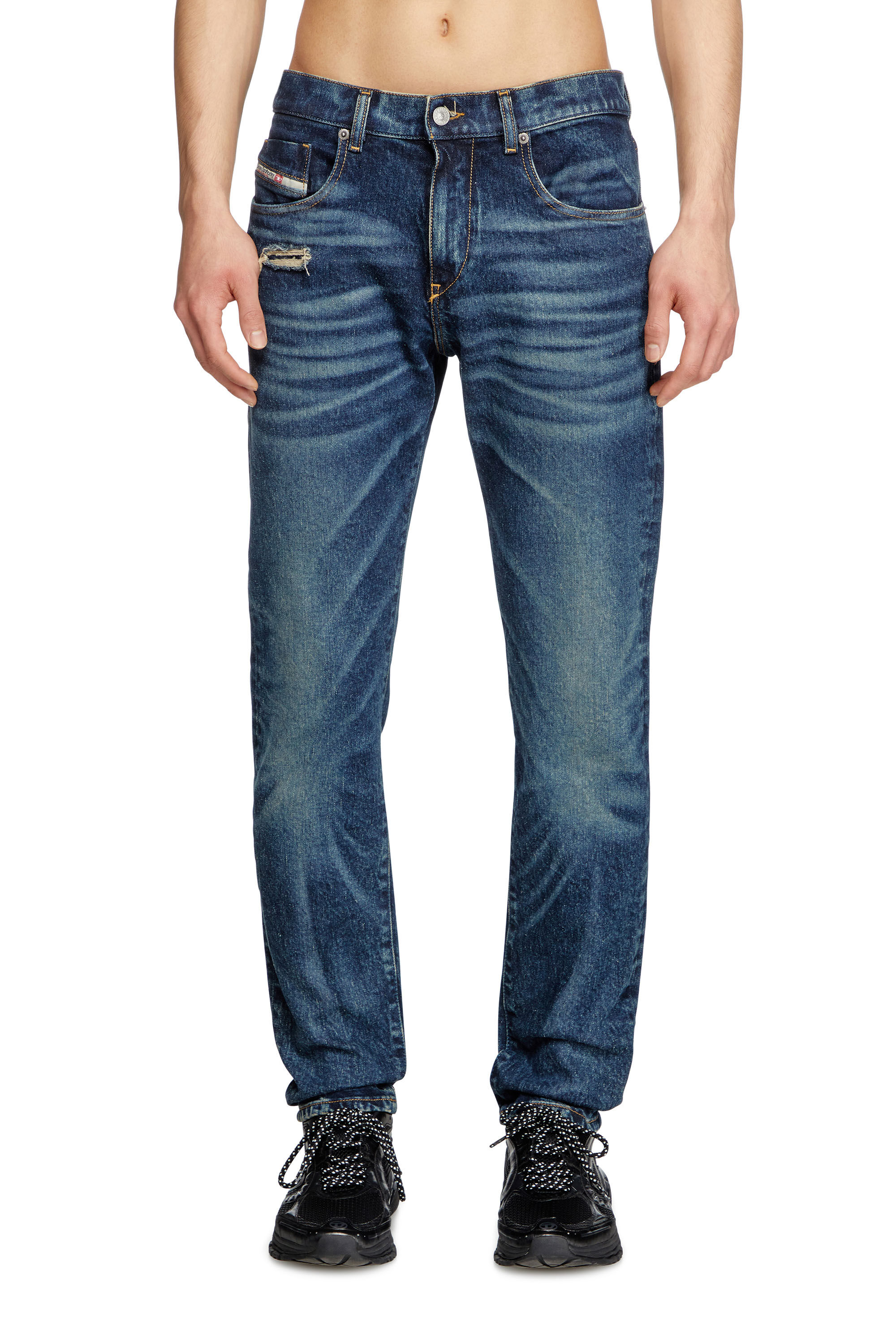 Diesel - Herren Slim Jeans 2019 D-Strukt 007Y3, Dunkelblau - 3
