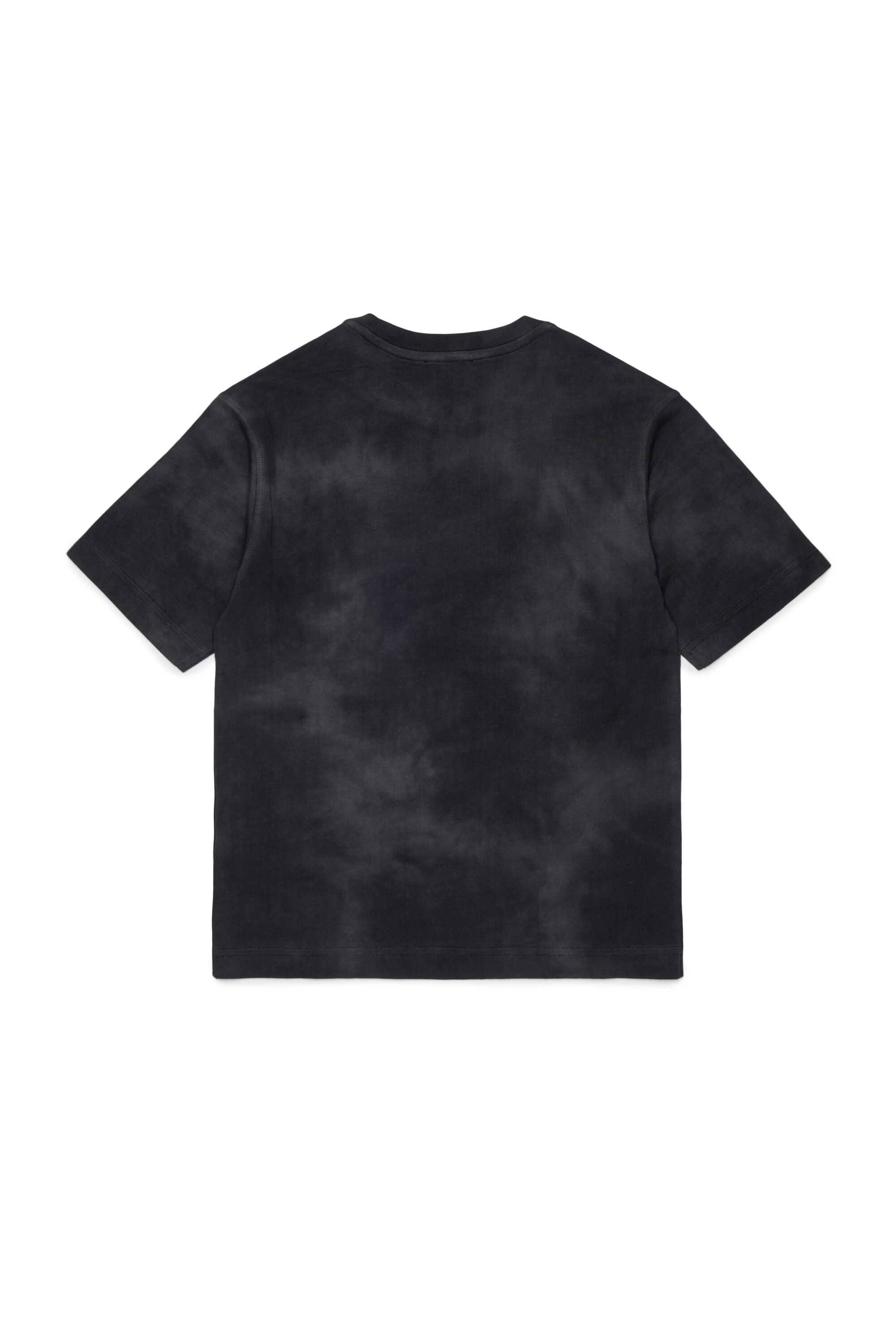 Diesel - TFIN OVER, T-shirt con motivo fenice decorato Uomo in Nero - 2