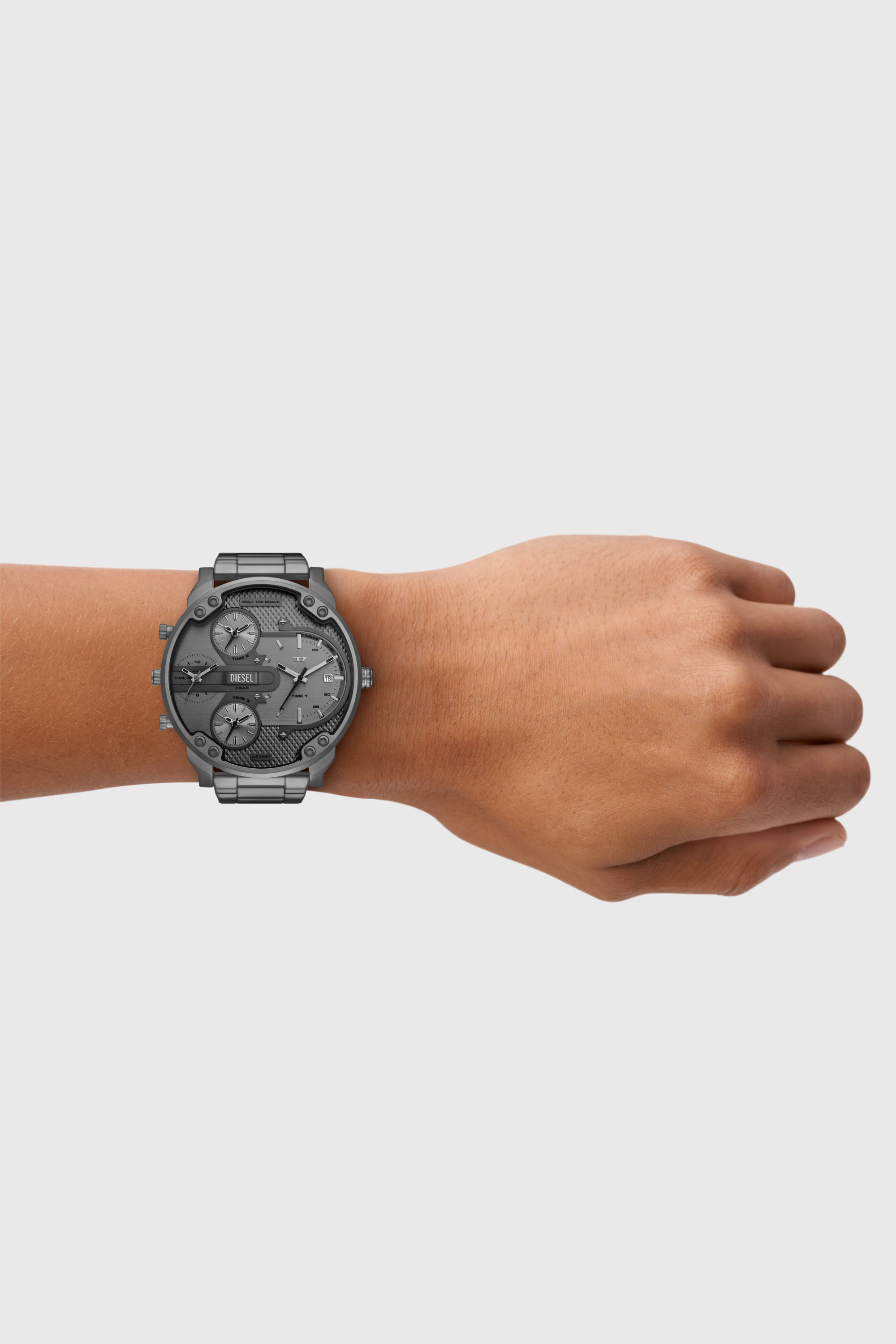 Diesel - DZ7487, Orologio Mr. Daddy slim multi movimento Uomo in Grigio - 4
