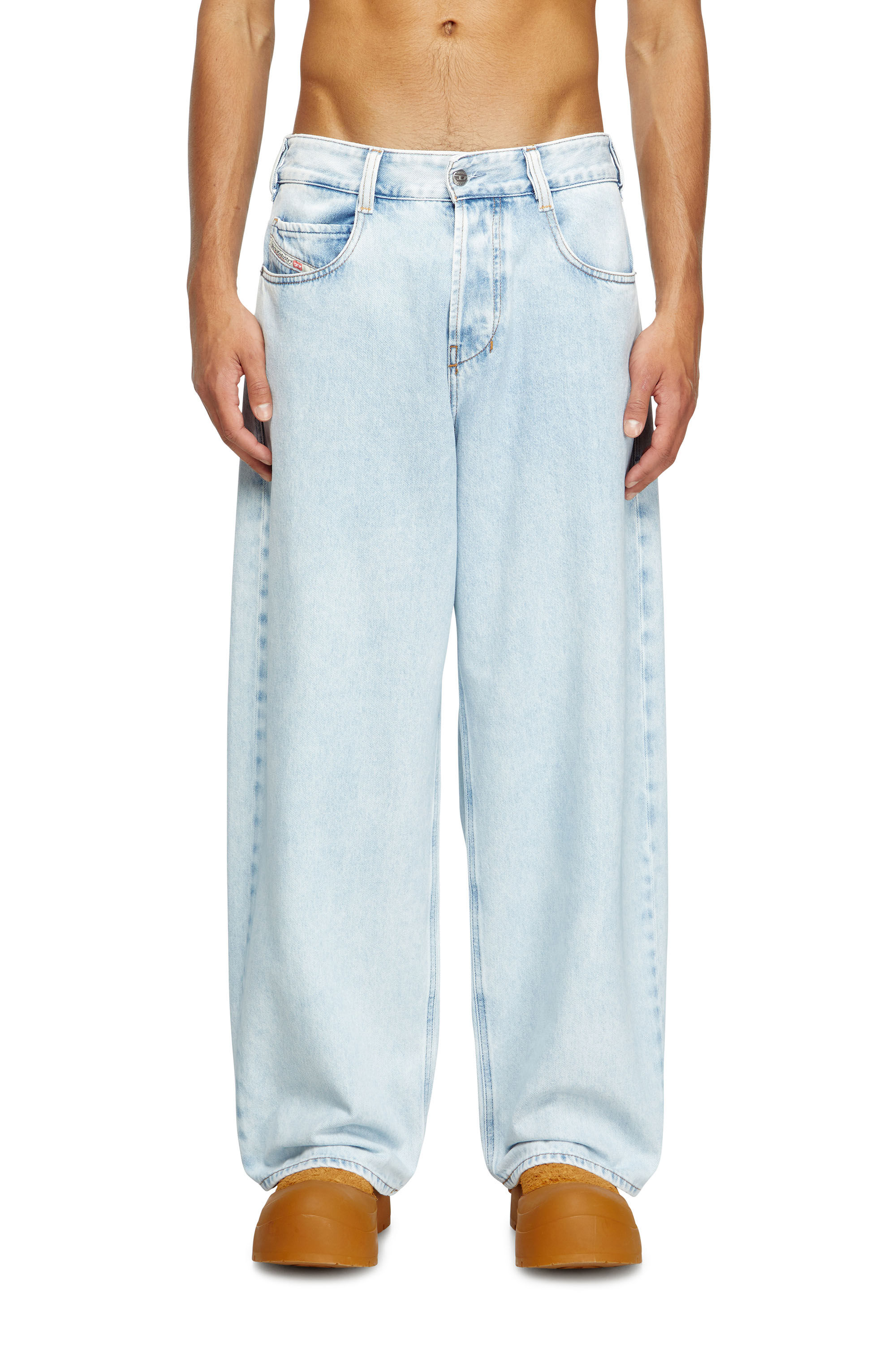 Diesel - Relaxed Jeans 1997 D-Enim 09M74 Unisex, Blu Chiaro - Image 2