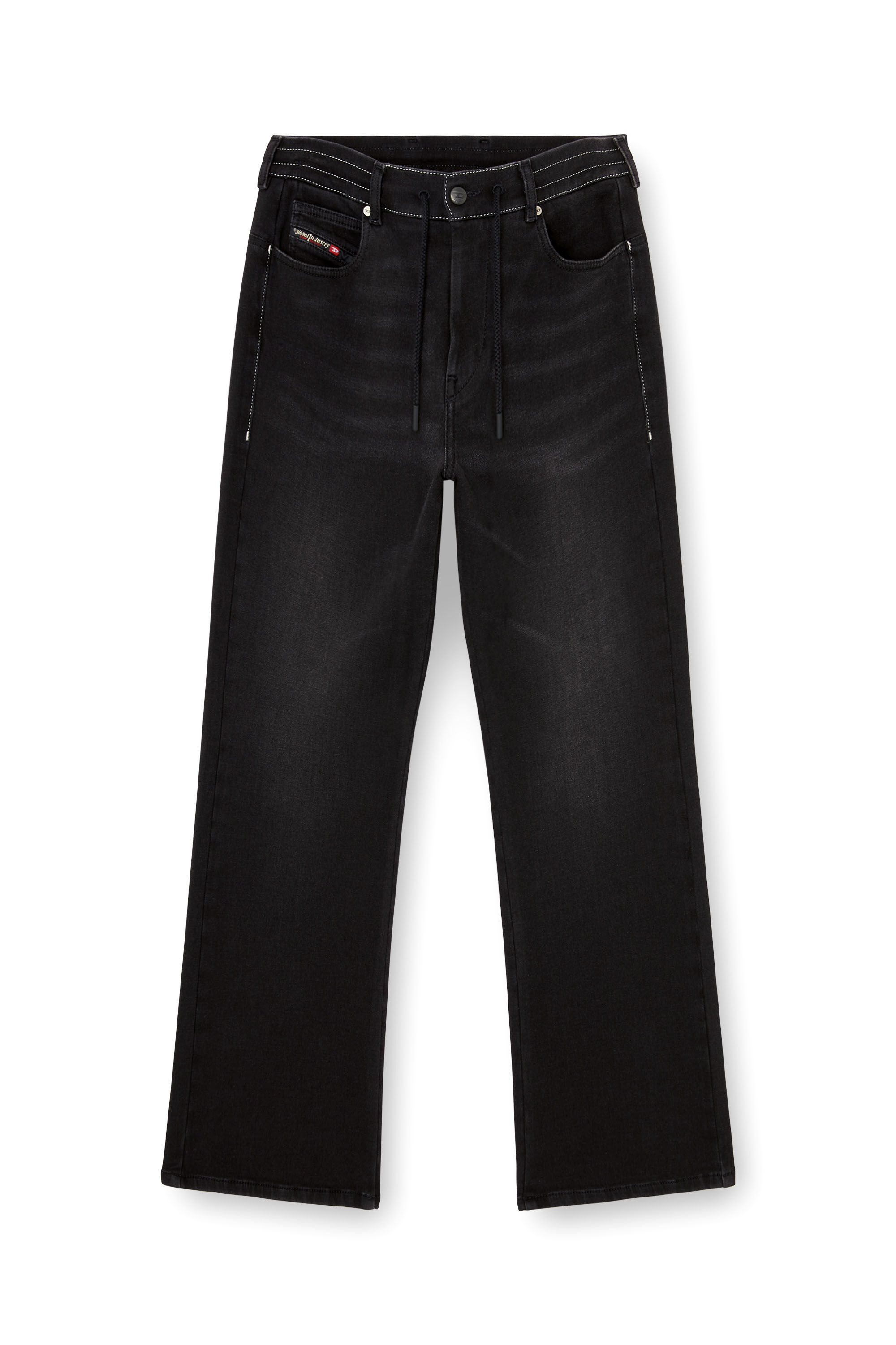 Diesel - Damen Regular 2071 D-Meel Joggjeans&reg; 09P90, Schwarz/Dunkelgrau - 4